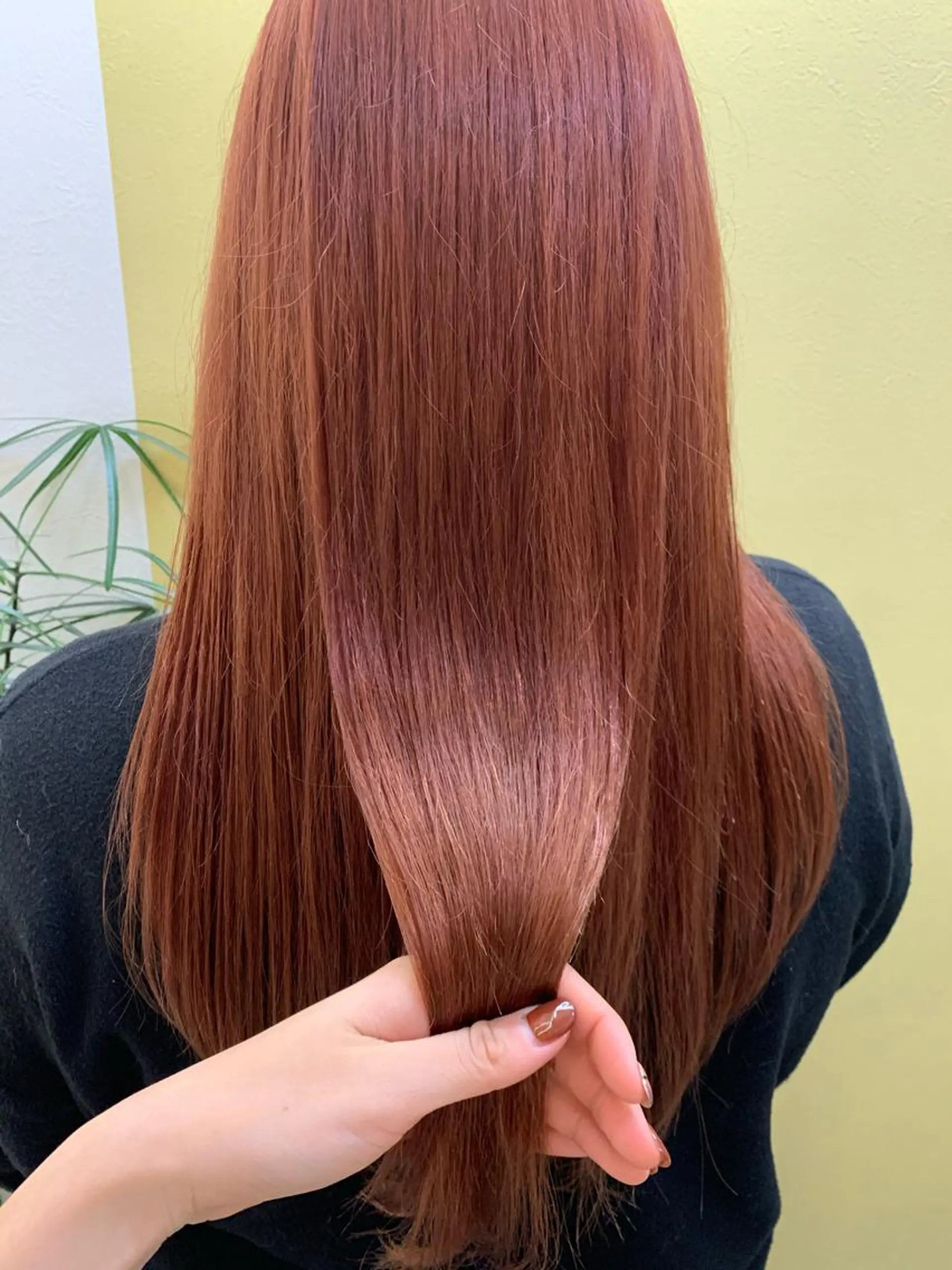 ロング カラー ピンクカラー カット ヘアカラー トリートメント hub hair レイヤー/透明感のヘアスタイル