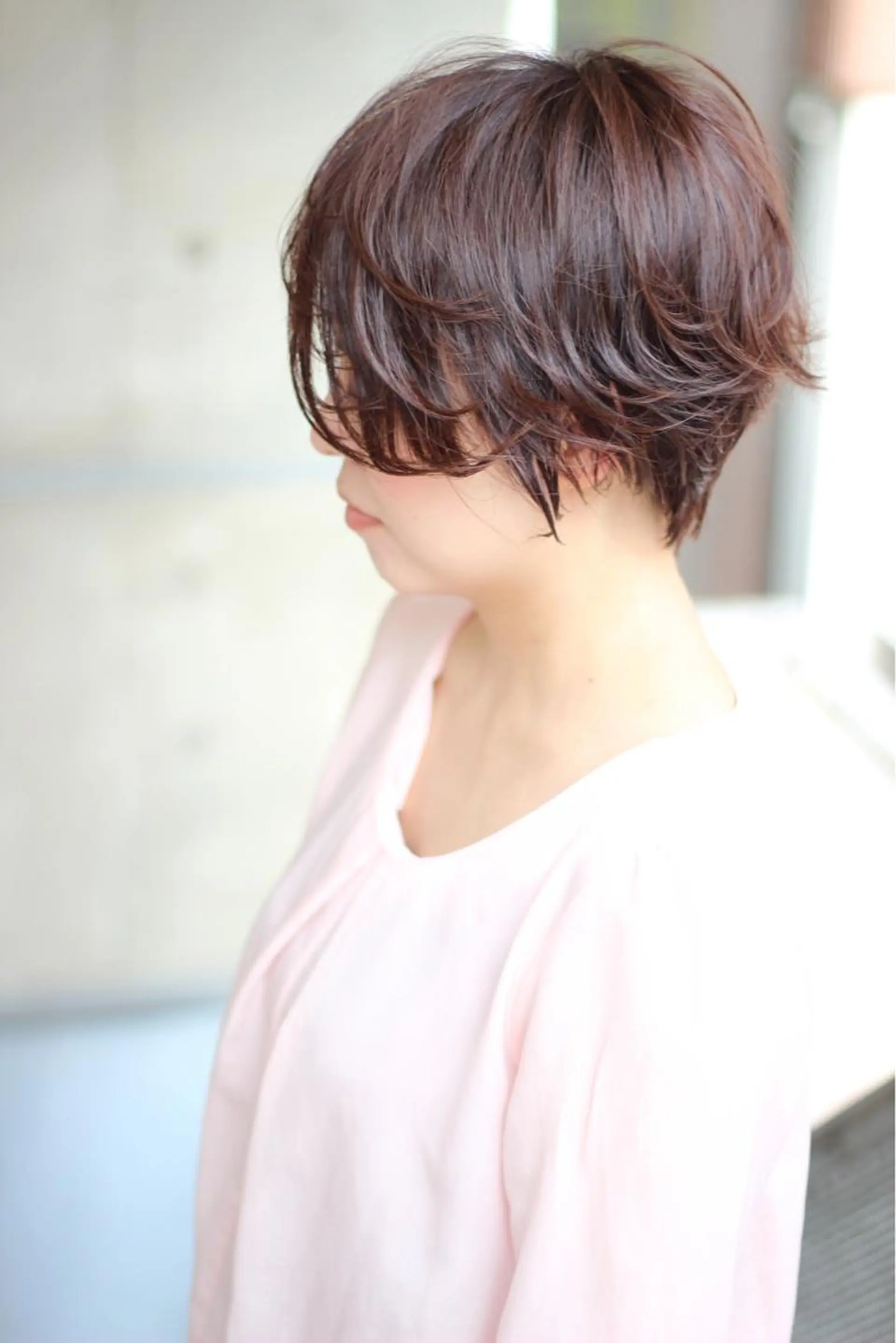 ショート カラー パーマ ショートヘア カット ヘアカラー トリートメント 成松 勇治のヘアスタイル