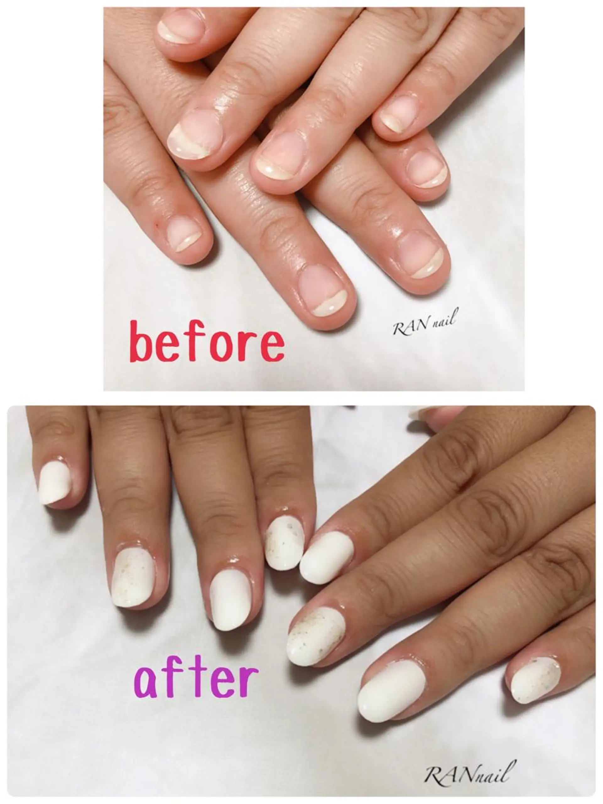 ネイル ジェルネイル ハンドネイル フットネイル RAN nailのネイルデザイン