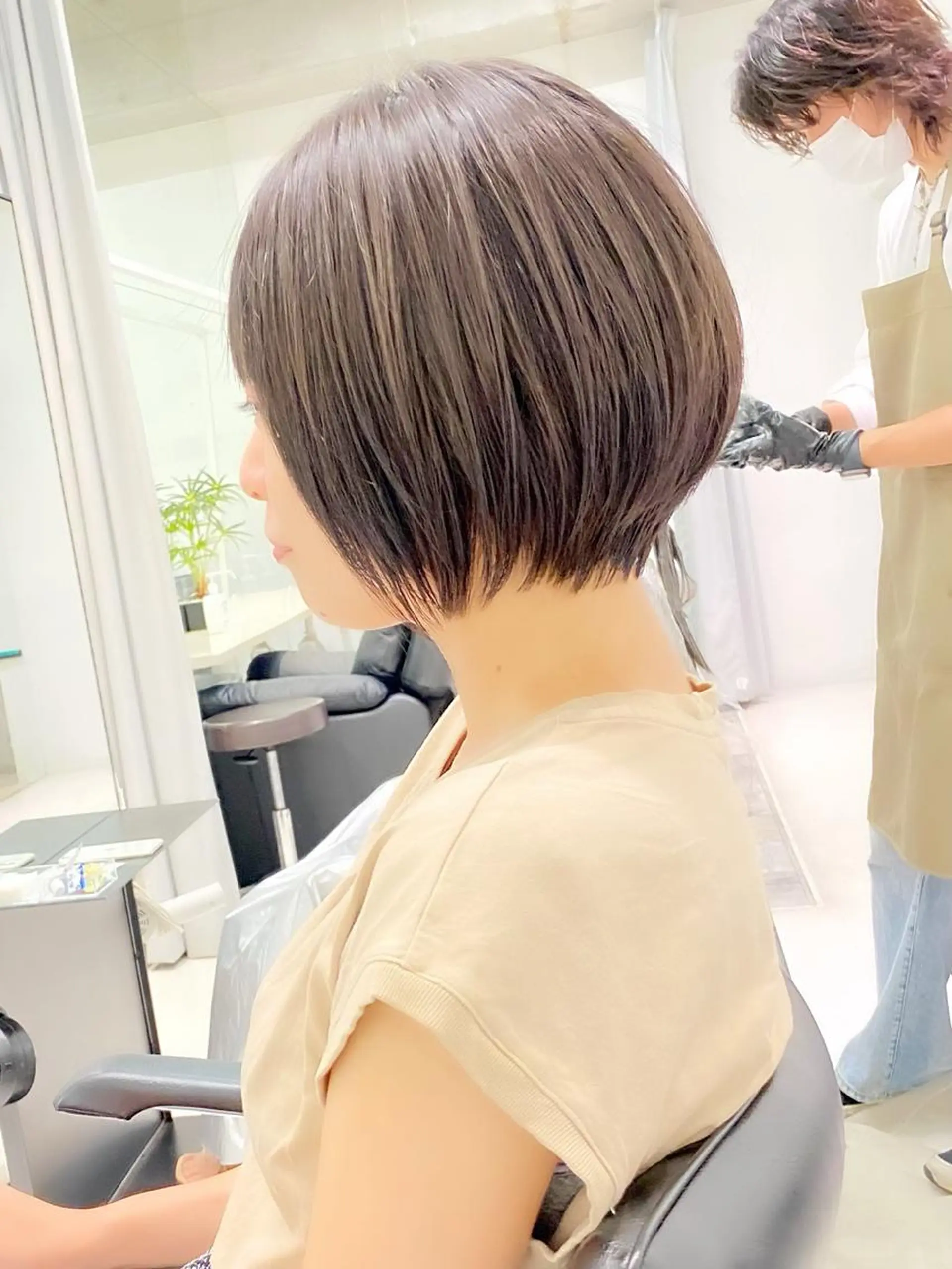 ショート カラー ショートボブ ボブ ショートヘア カット ヘアカラー 似合わせ専門美容師 なかじまのヘアスタイル