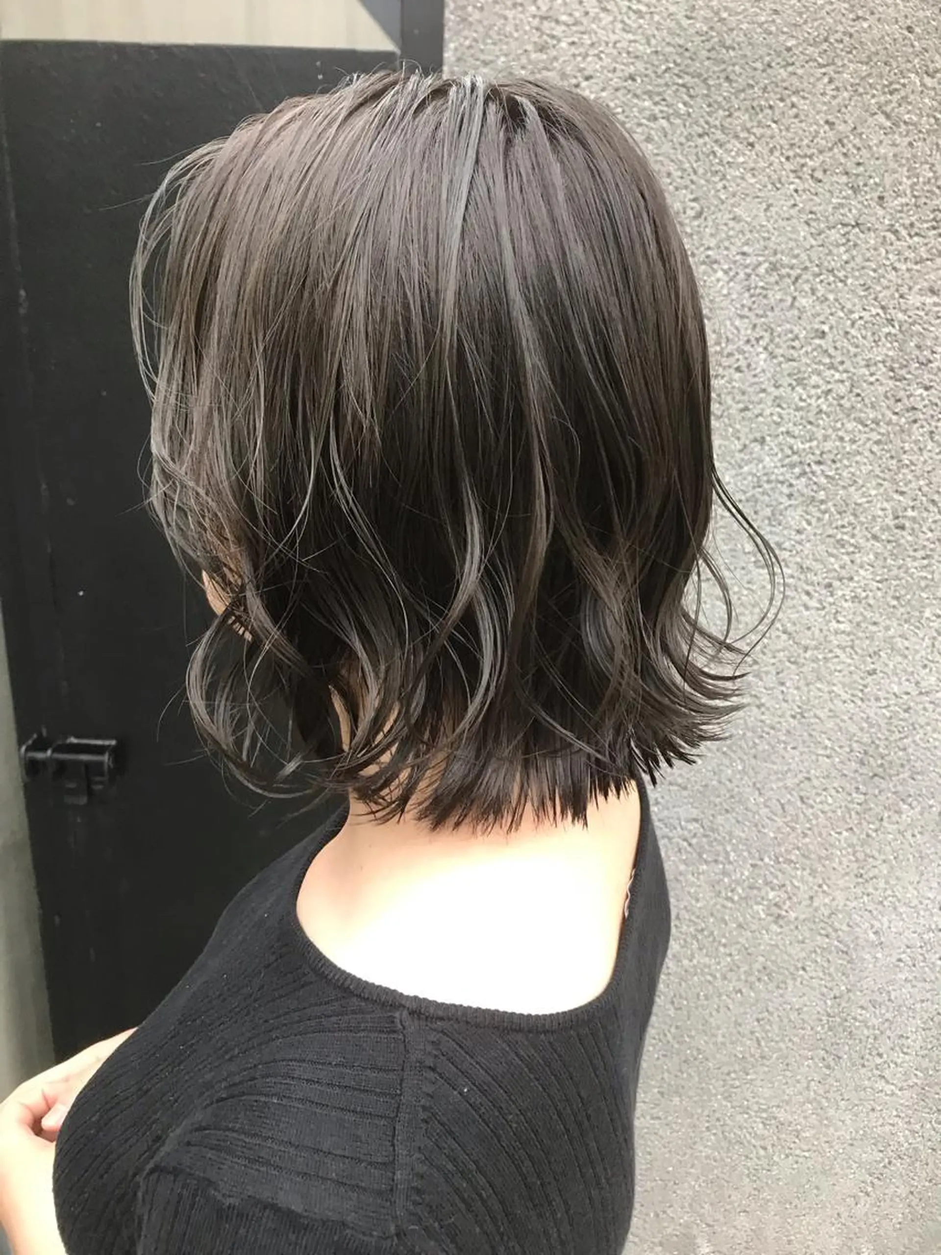 ミディアム 赤み消し韓国ヘア レイヤー縮毛🤍渡邉のヘアスタイル