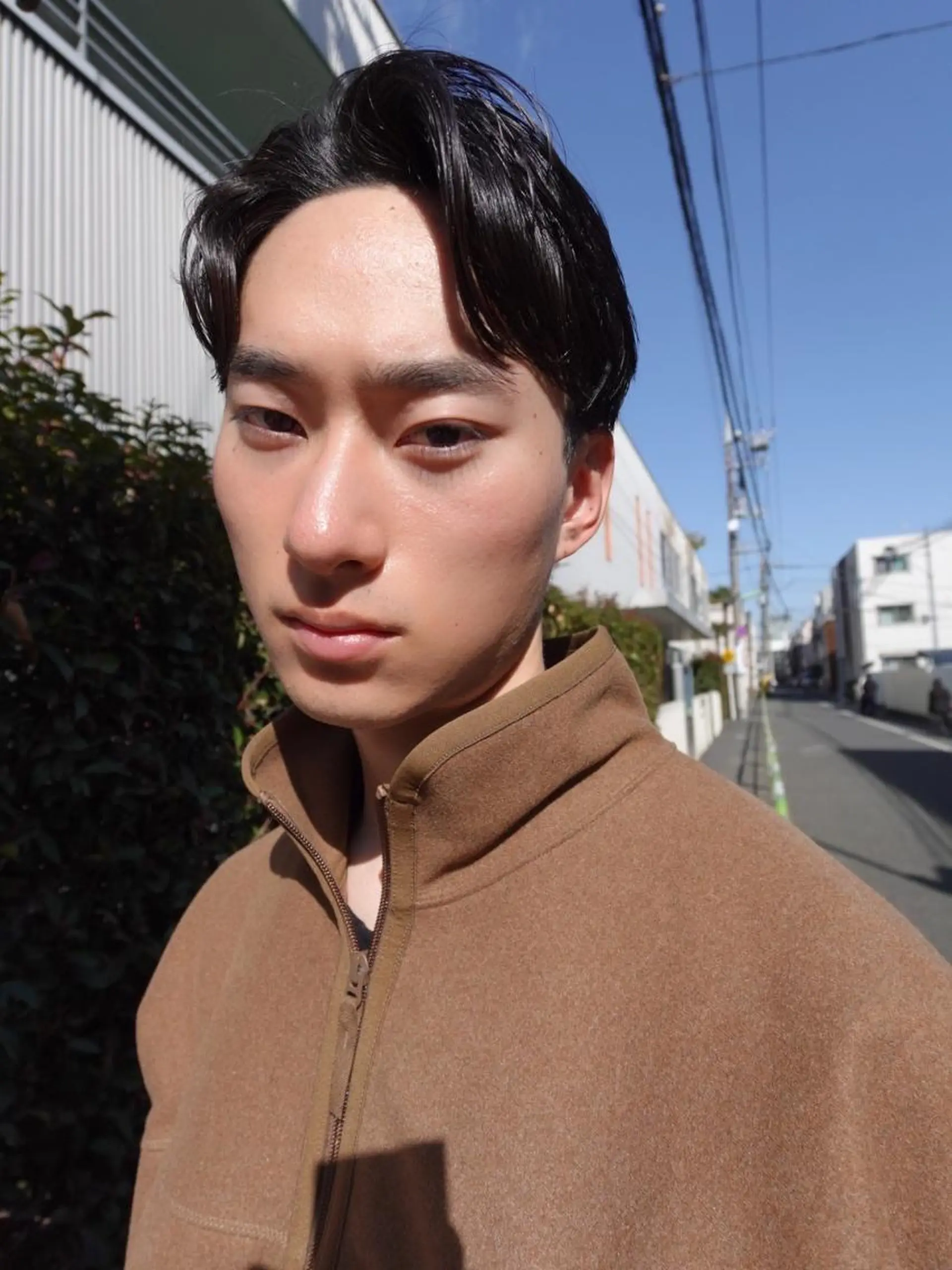 ショート メンズ ショートボブ メンズブリーチ メンズハイライト メンズインナーカラー メンズ韓国風 カット ヘッドスパ CEINE OURのヘアスタイル