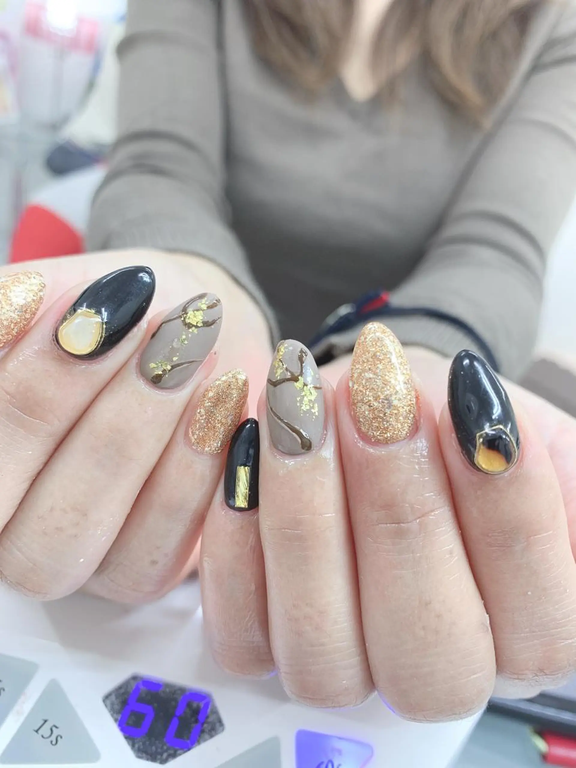 ミディアム ハンドネイル bo-nheur ボ・ヌールのネイルデザイン