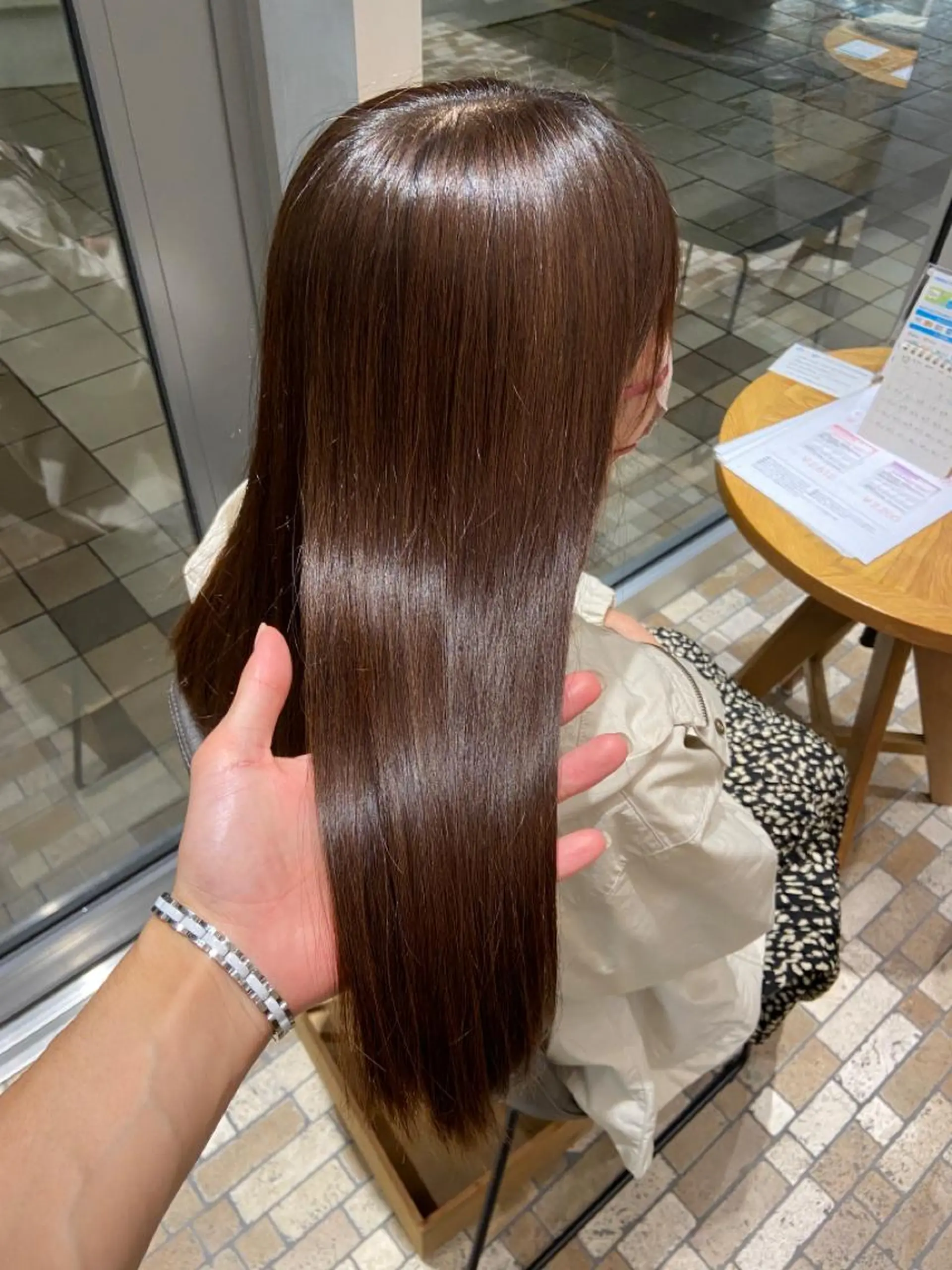 ロング 髪質改善 カット ヘアカラー Lolonois 森ノ宮【 yui 】のヘアスタイル