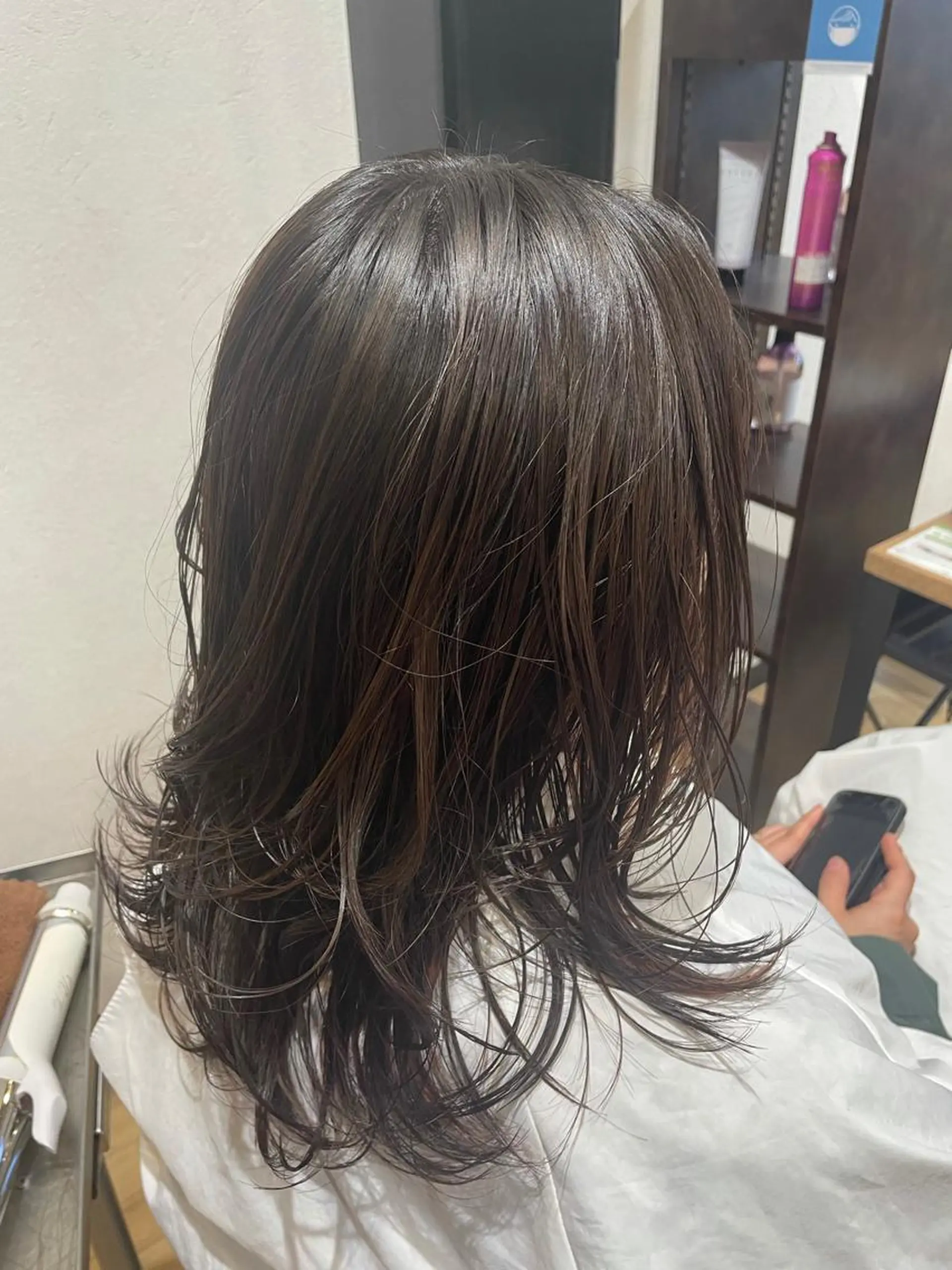 ミディアム 中村 誠也のヘアスタイル
