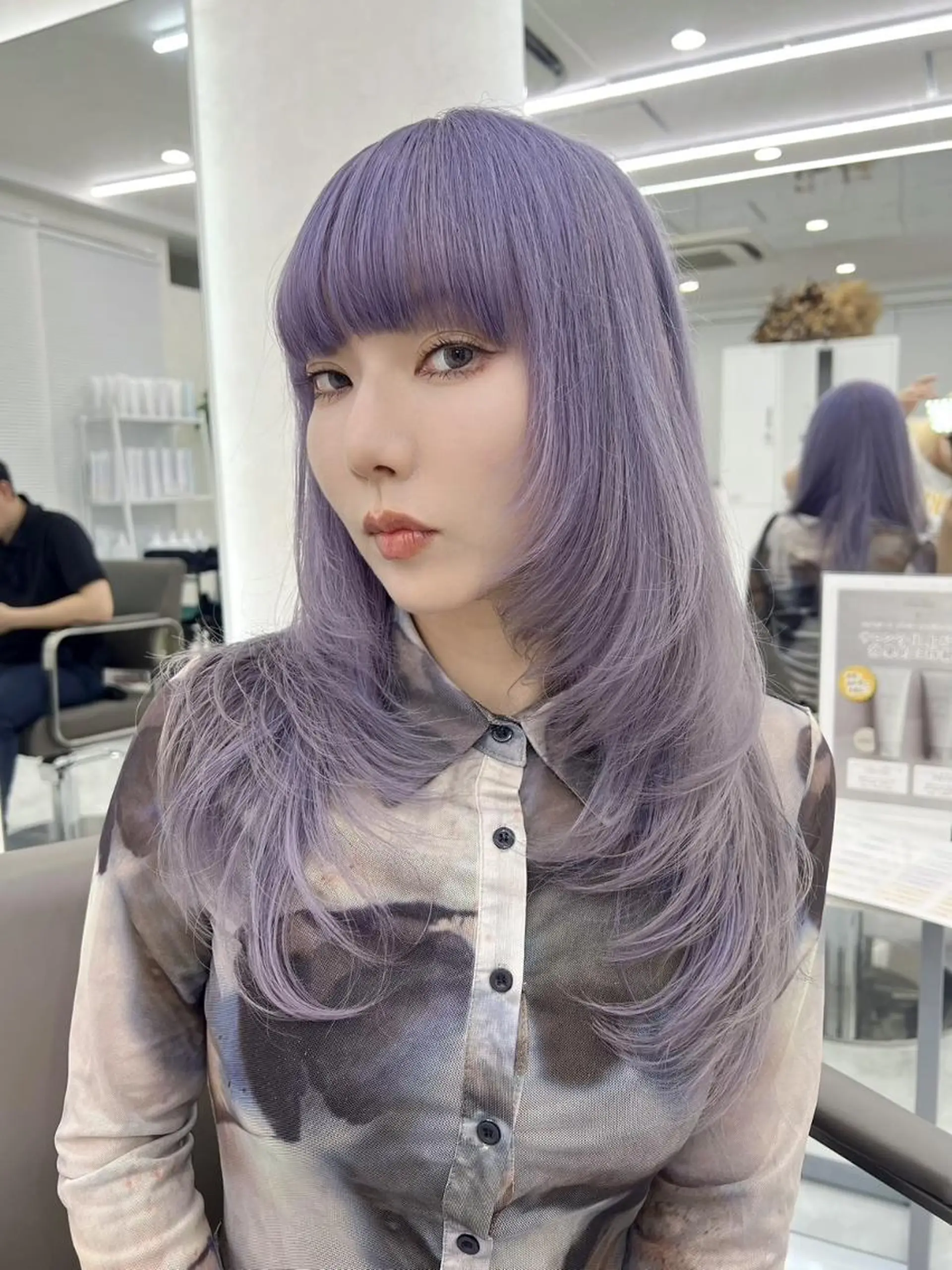 ロング ブリーチ🌈金崎 江坂駅横すぐのヘアスタイル