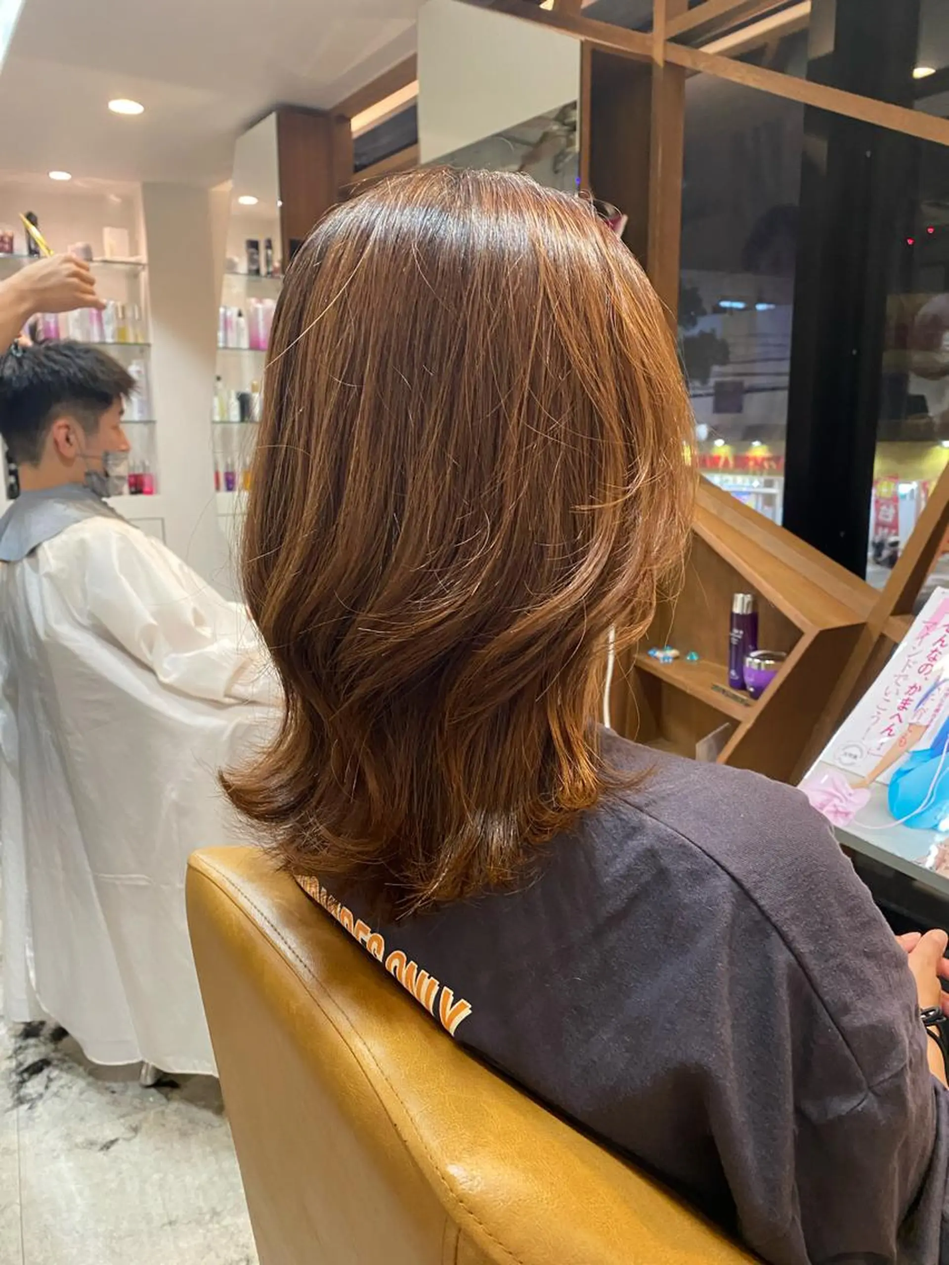 ミディアム レイヤーカット ORO　飯田 早稀のヘアスタイル