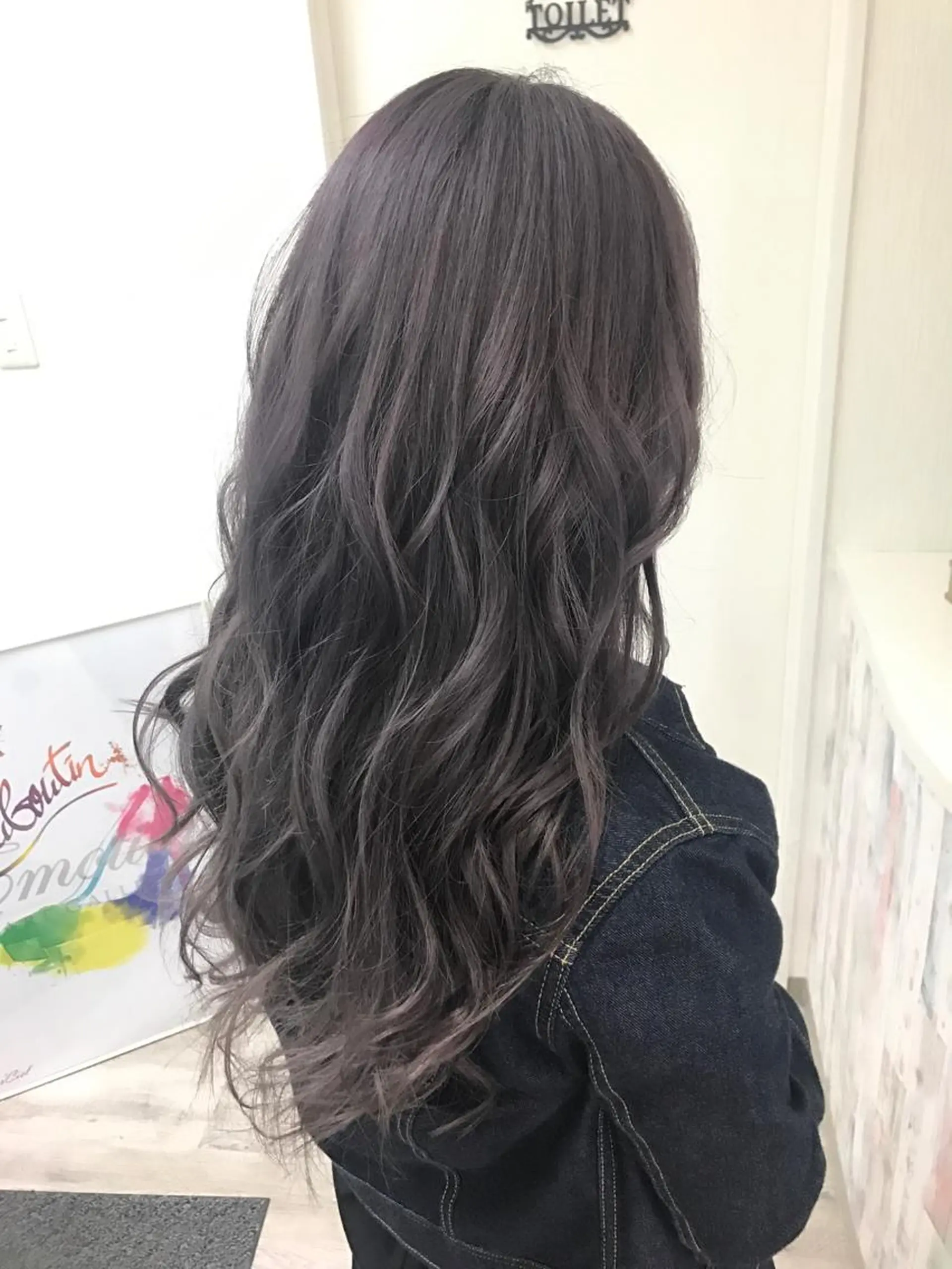 ロング カラー 前髪カット無料🎉 髪質改善✨影山湧市のヘアスタイル