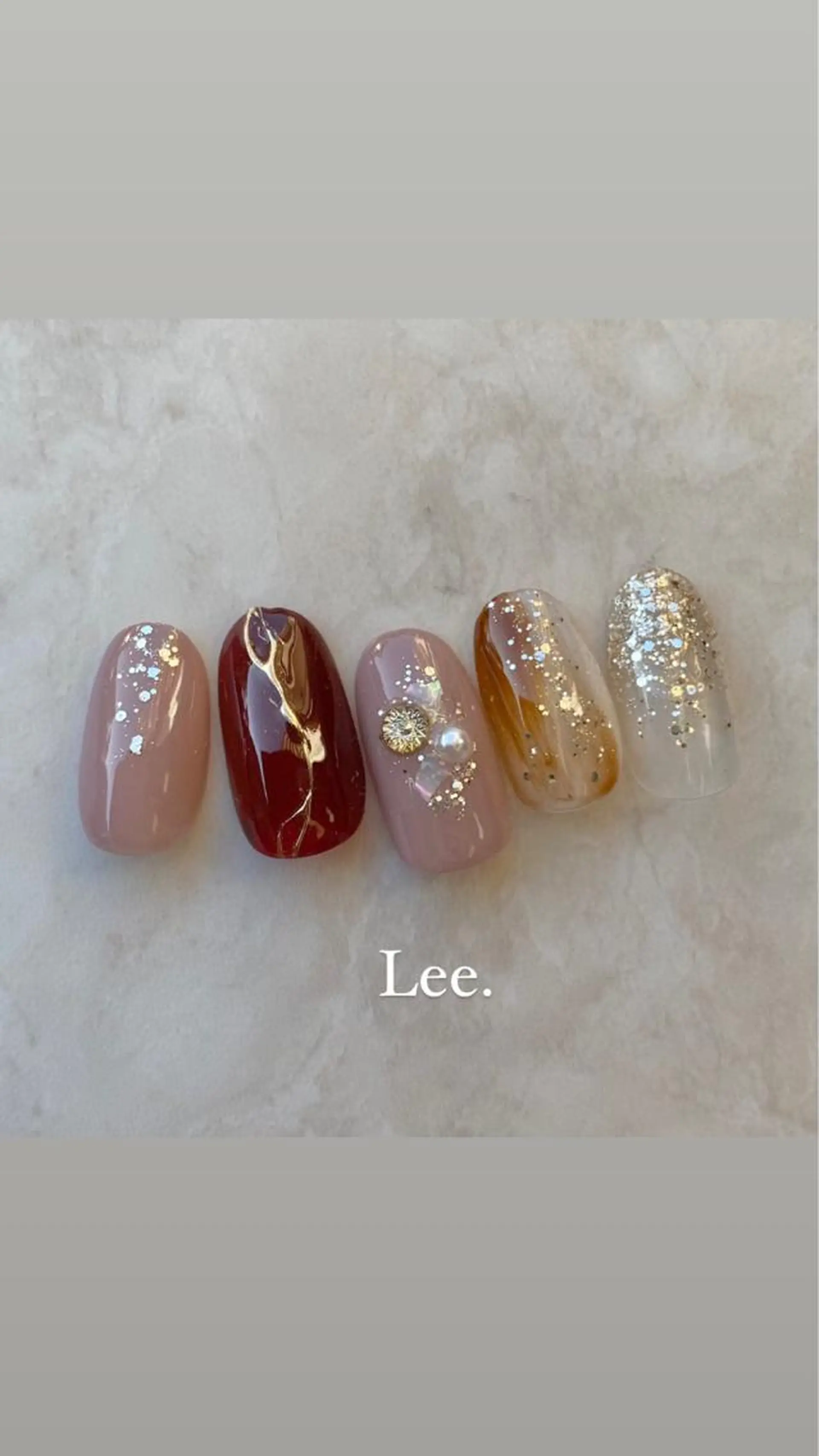 ネイル ハンドネイル Lee.nail ハルカのネイルデザイン