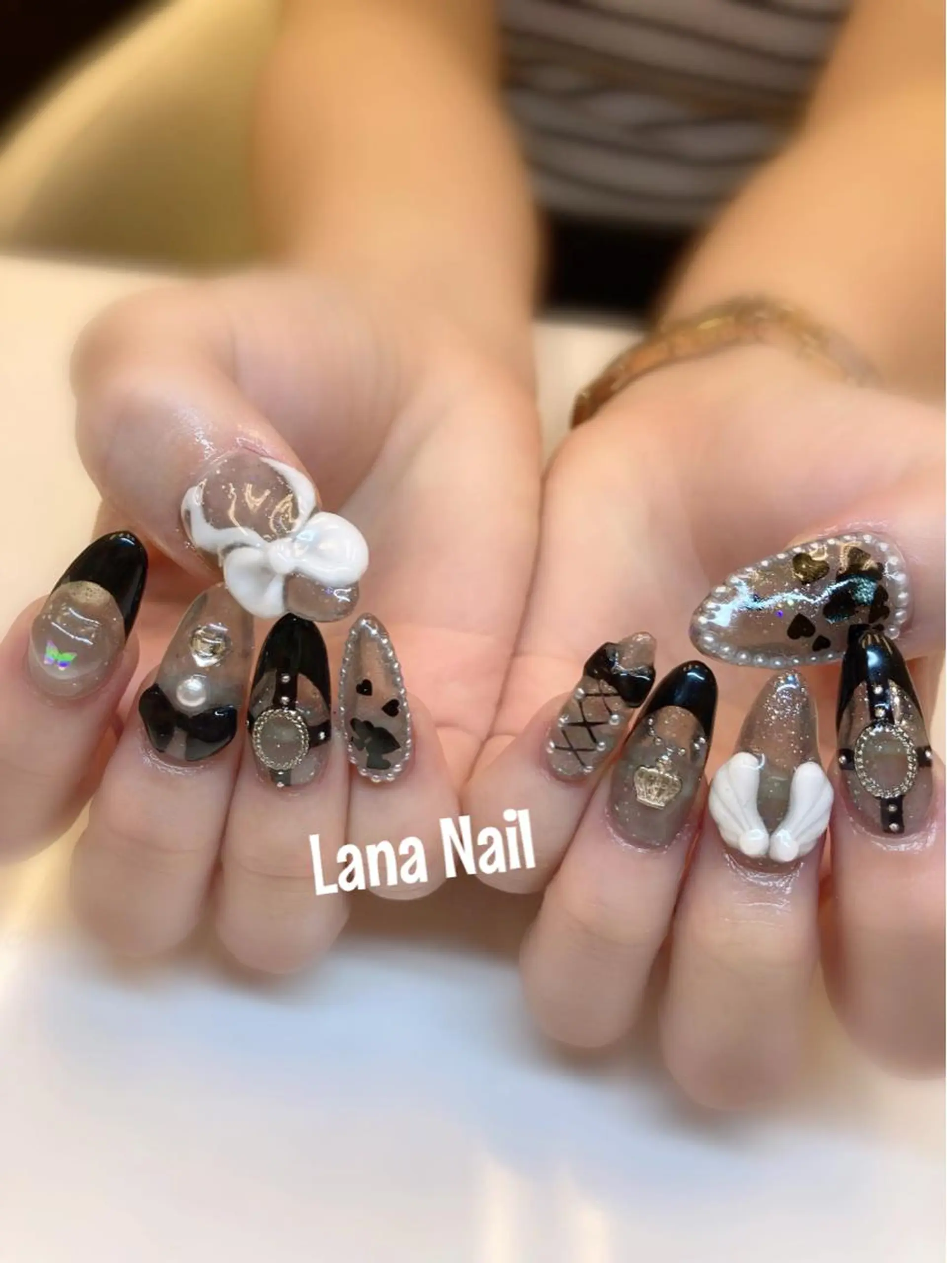ネイル スカルプネイル Lana Nailのネイルデザイン