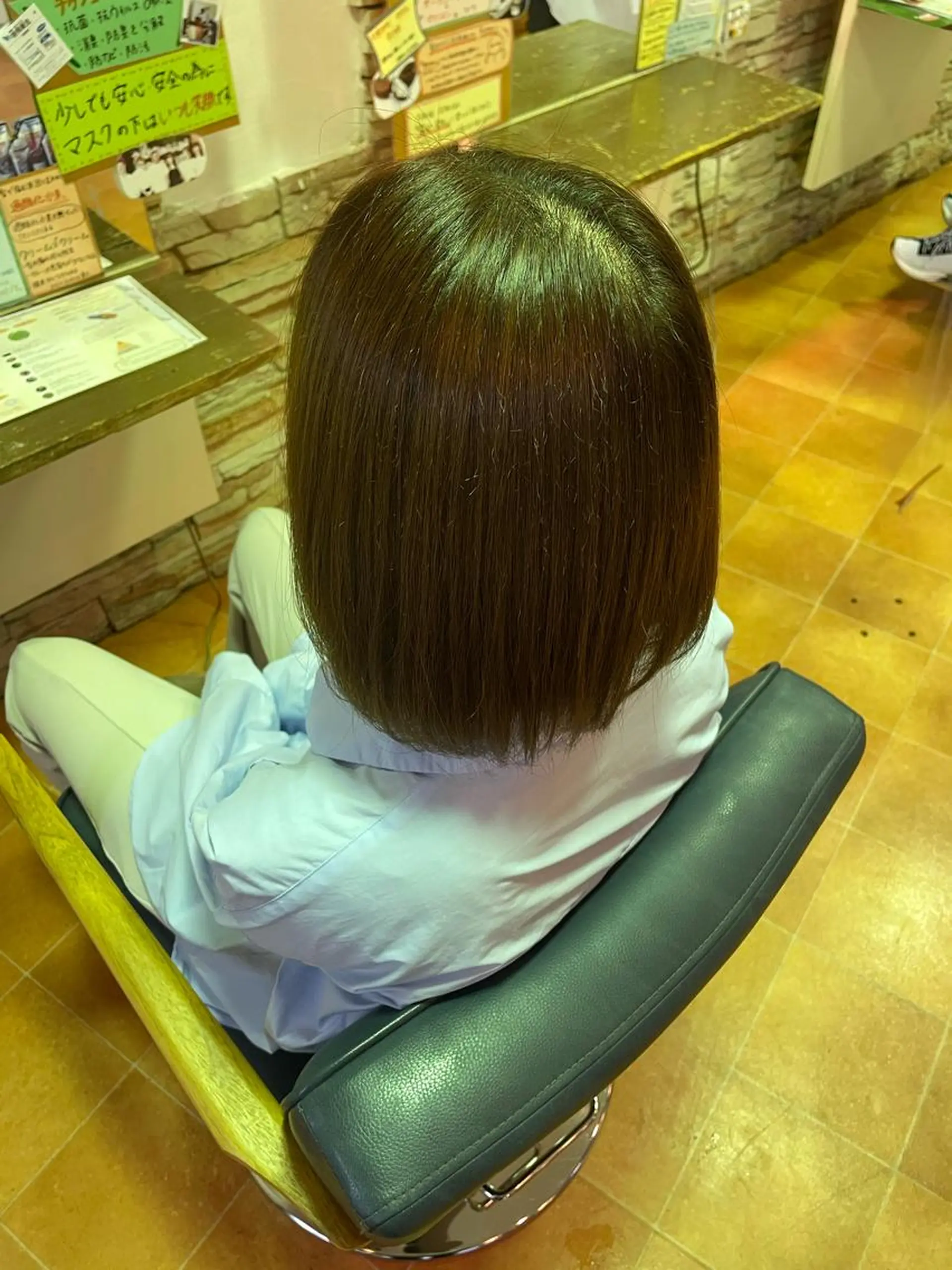 ショート パーマ 山口 彩海のヘアスタイル