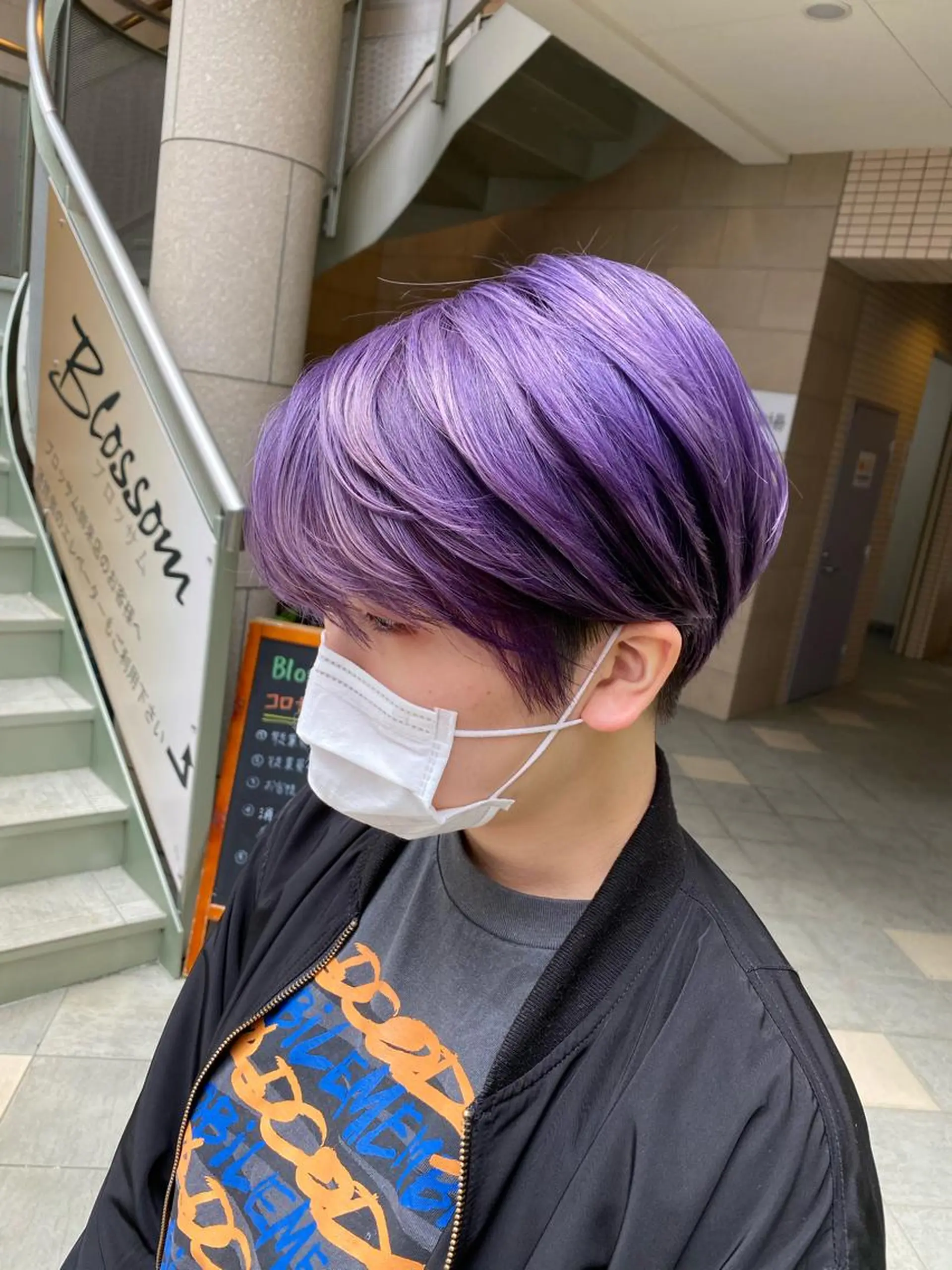 ショート ヘアカラー トリートメント 奥井 将希のヘアスタイル