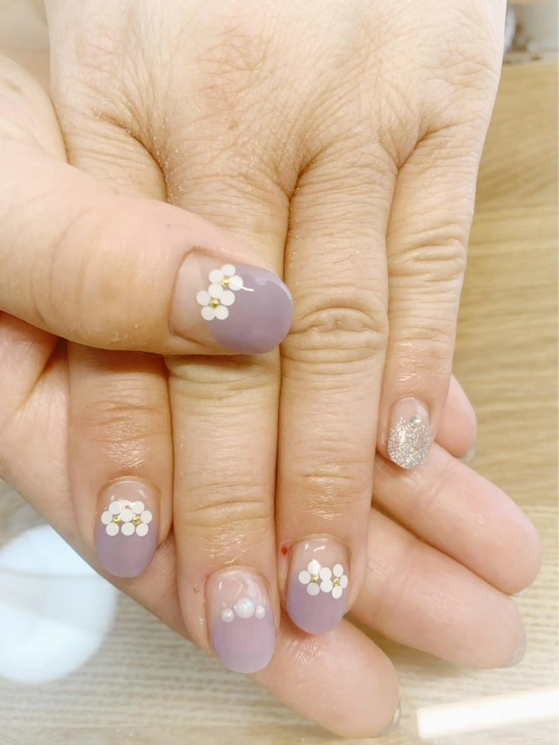 ネイル フットネイル グリーン オフィスネイル ワンカラーネイル 春ネイル Lily Blancheのその他イメージ