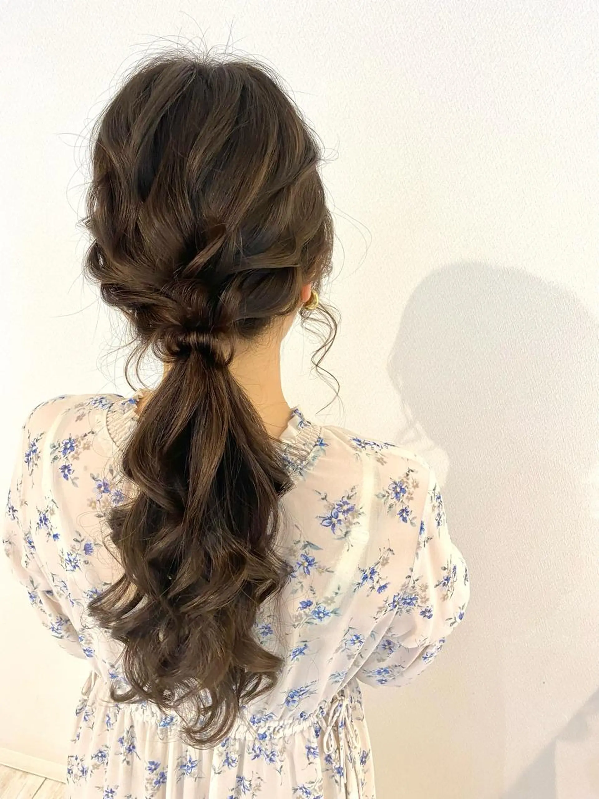 ロング ヘアアレンジ 喜多良 綾花のマツエク・マツパデザイン