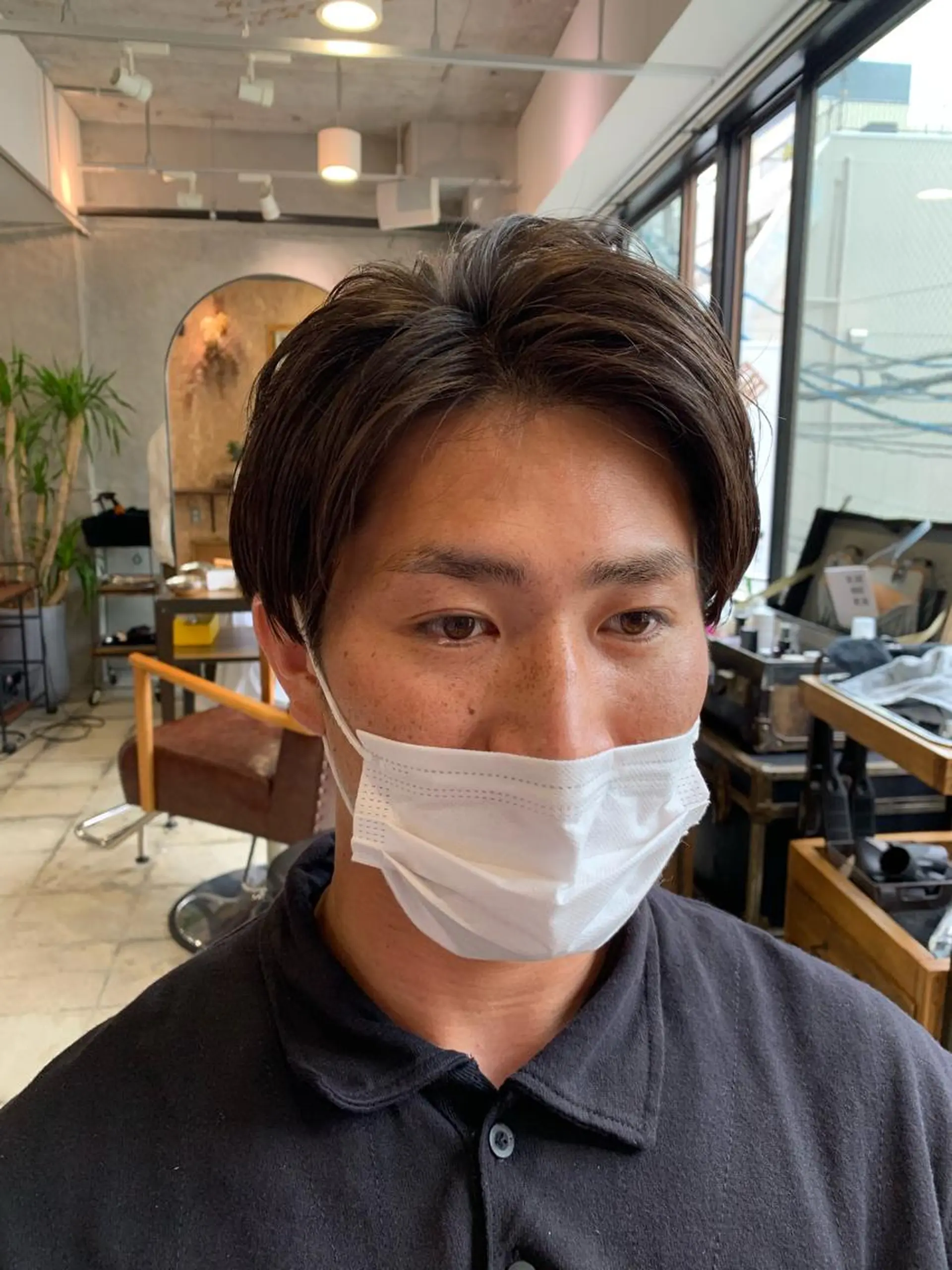 ショート メンズ 落合 優樹のヘアスタイル