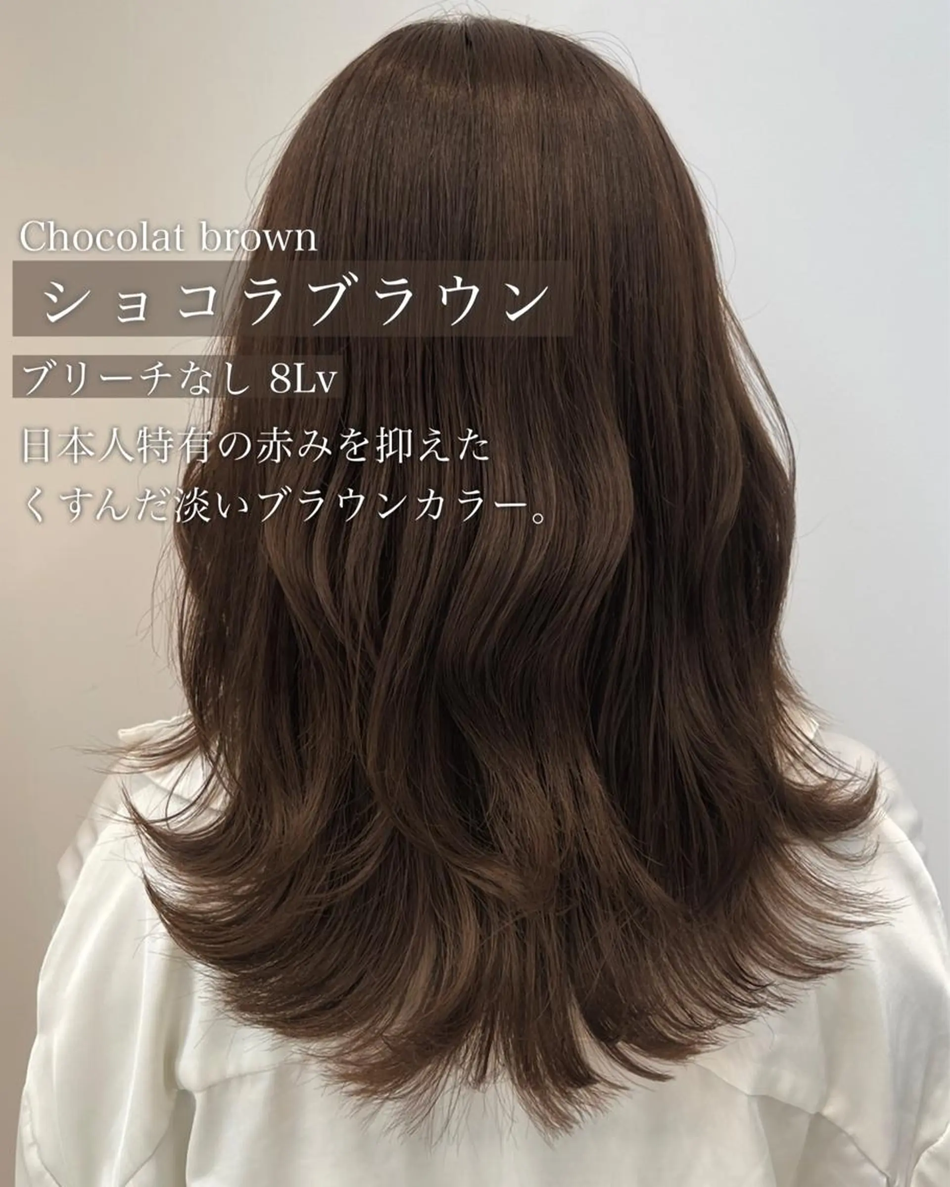 セミロング カラー ヘアアレンジ ブリーチ ブラウンカラー ショコラブラウン ブリーチなしカラー レイヤーカット/ 田中 しょうのヘアスタイル