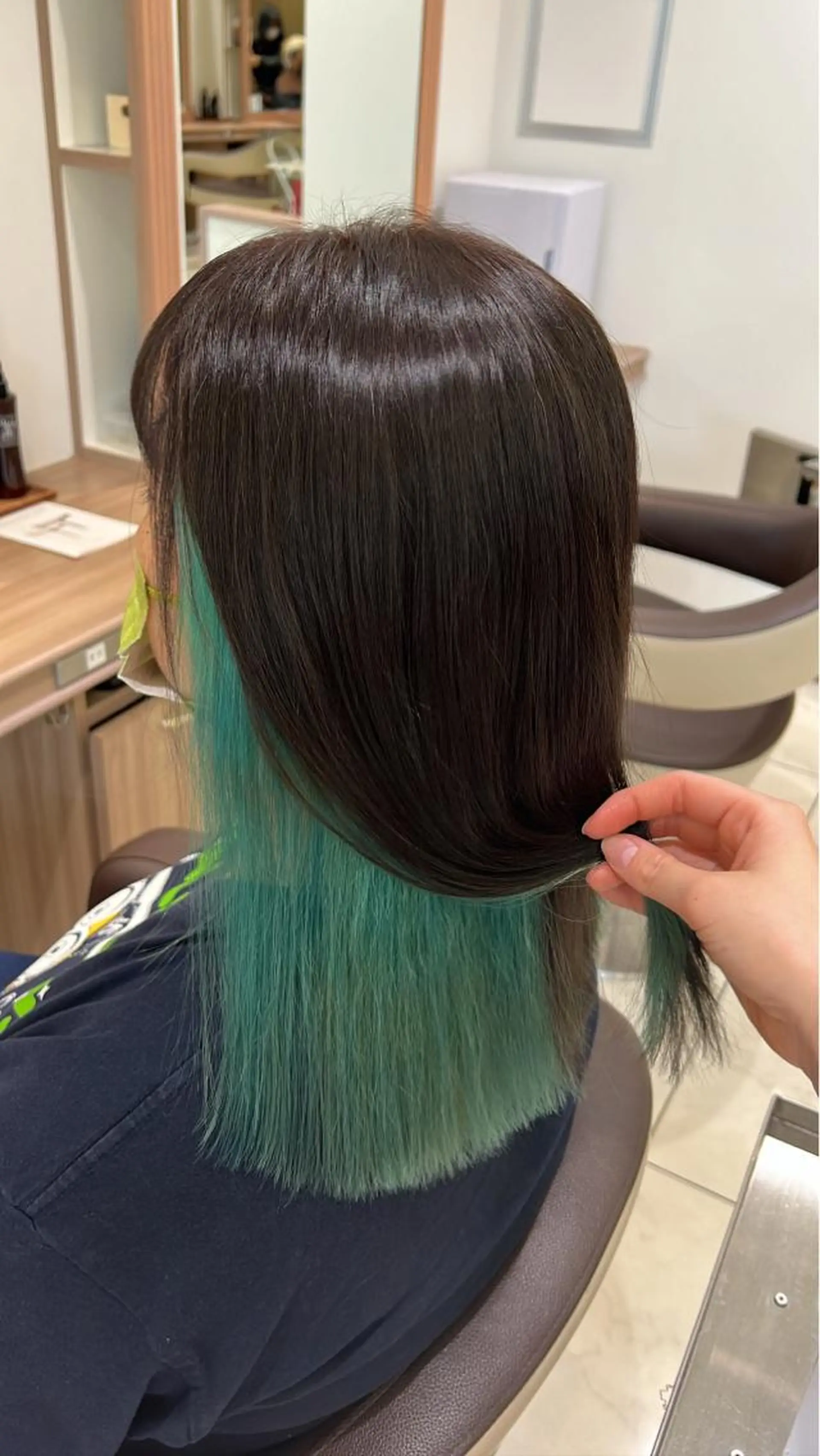 セミロング カラー レイヤーカット// メイのヘアスタイル