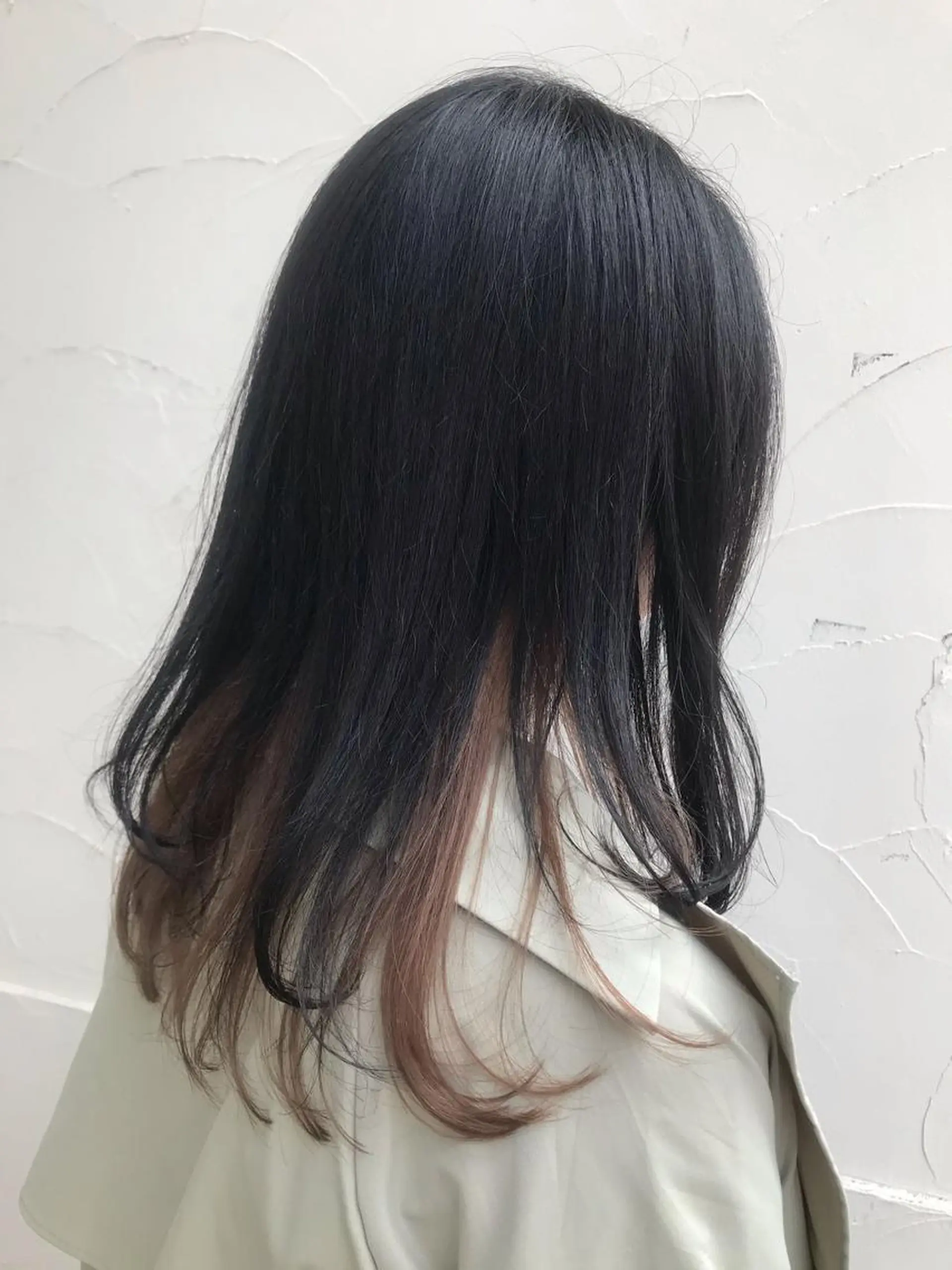 ロング カラー 三代 ゆりあのヘアスタイル