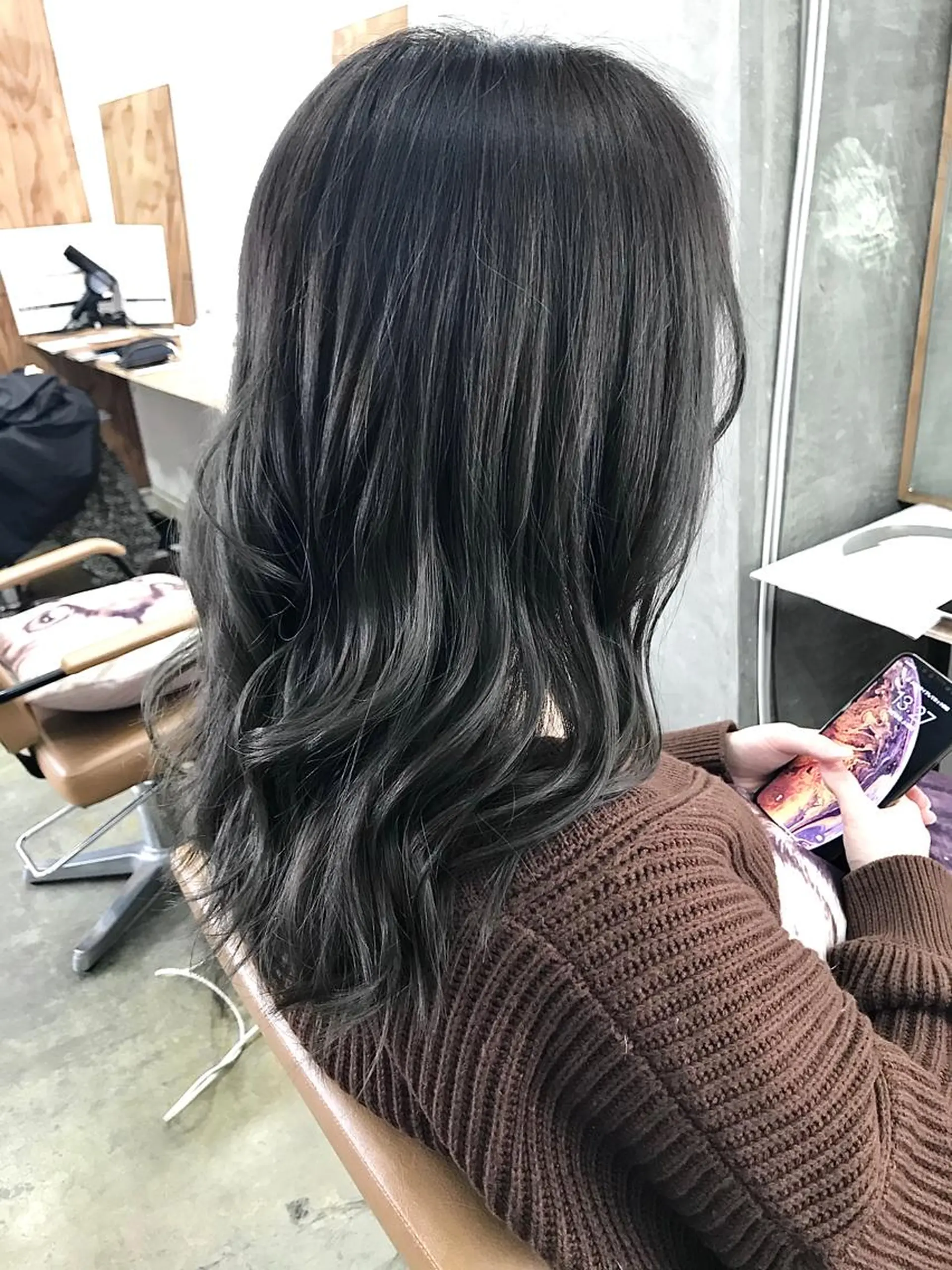 セミロング カラー ヘアカラー トリートメント 💎髪質改善💎 デザイナーshinのヘアスタイル