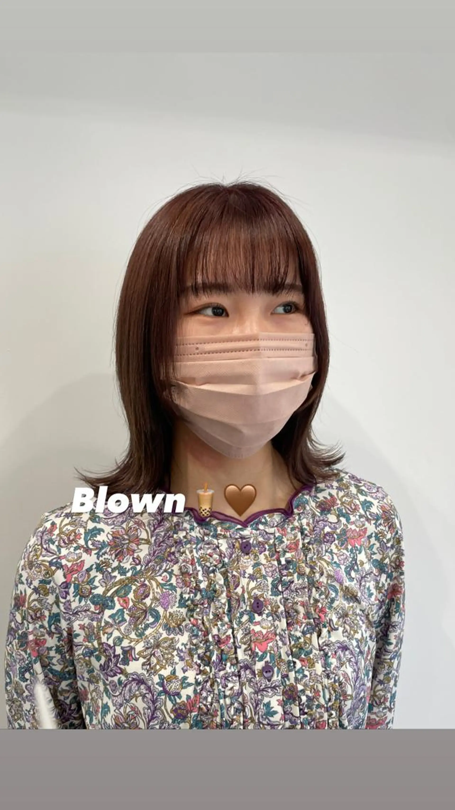 ミディアム カラー loely 💞miyuのヘアスタイル