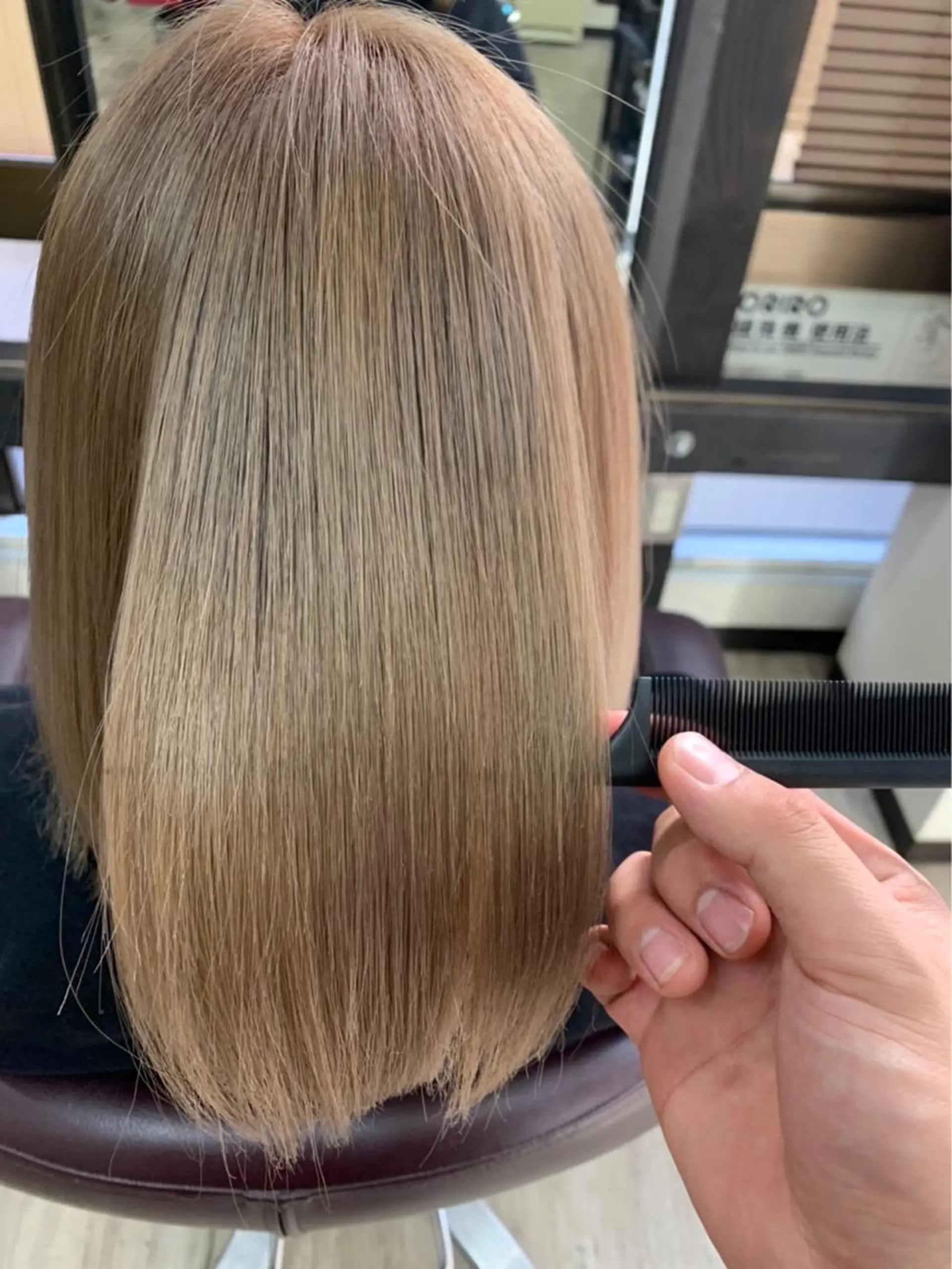 ミディアム ミディアムパーマ 髪質改善 縮毛矯正 トリートメント 酸性ストレート RIO大阪心斎橋店所属・酒徳 ヒロヤのヘアスタイル