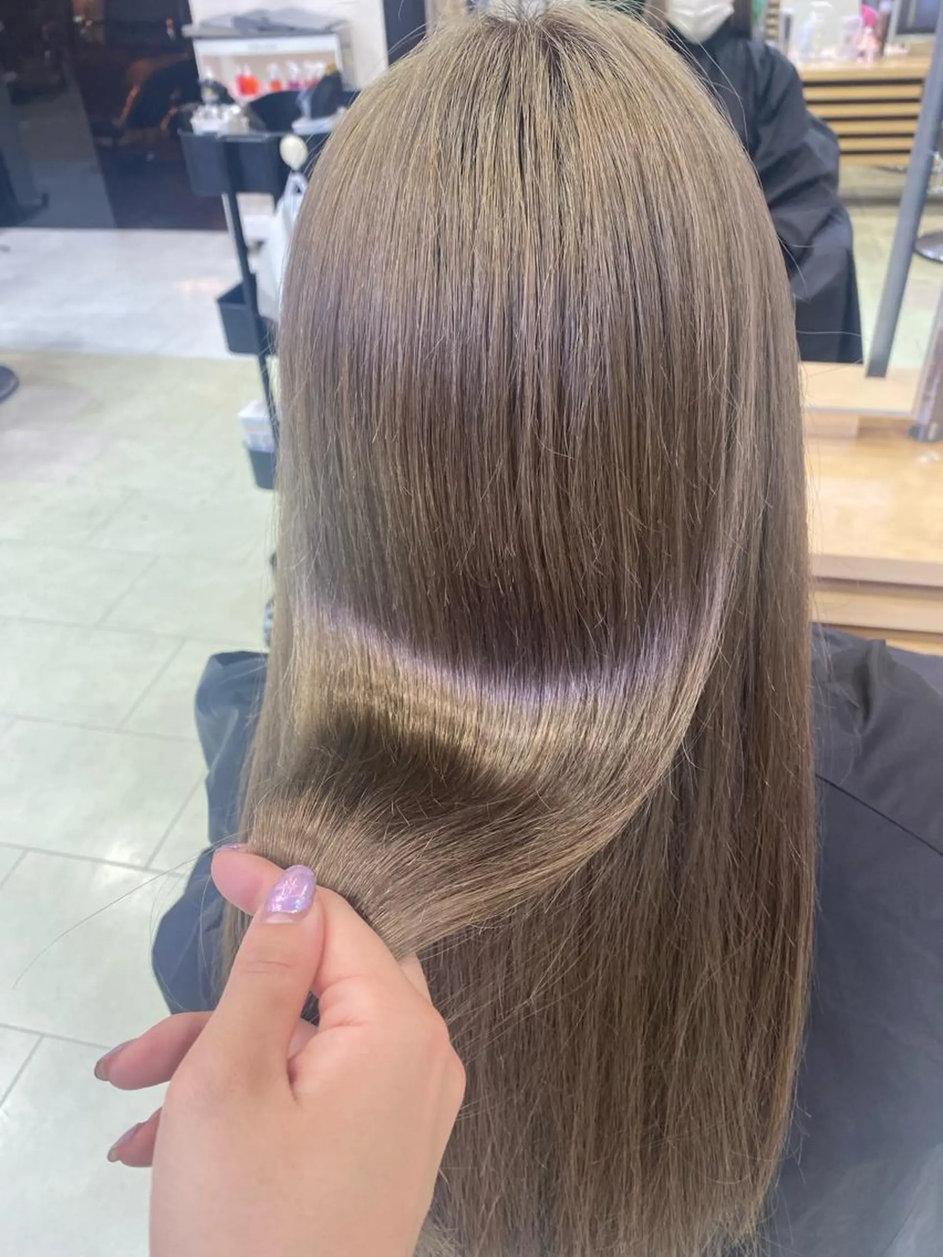 ロング カラー ヘアアレンジ TSUNA 🌙 Lim 五反田のマツエク・マツパデザイン