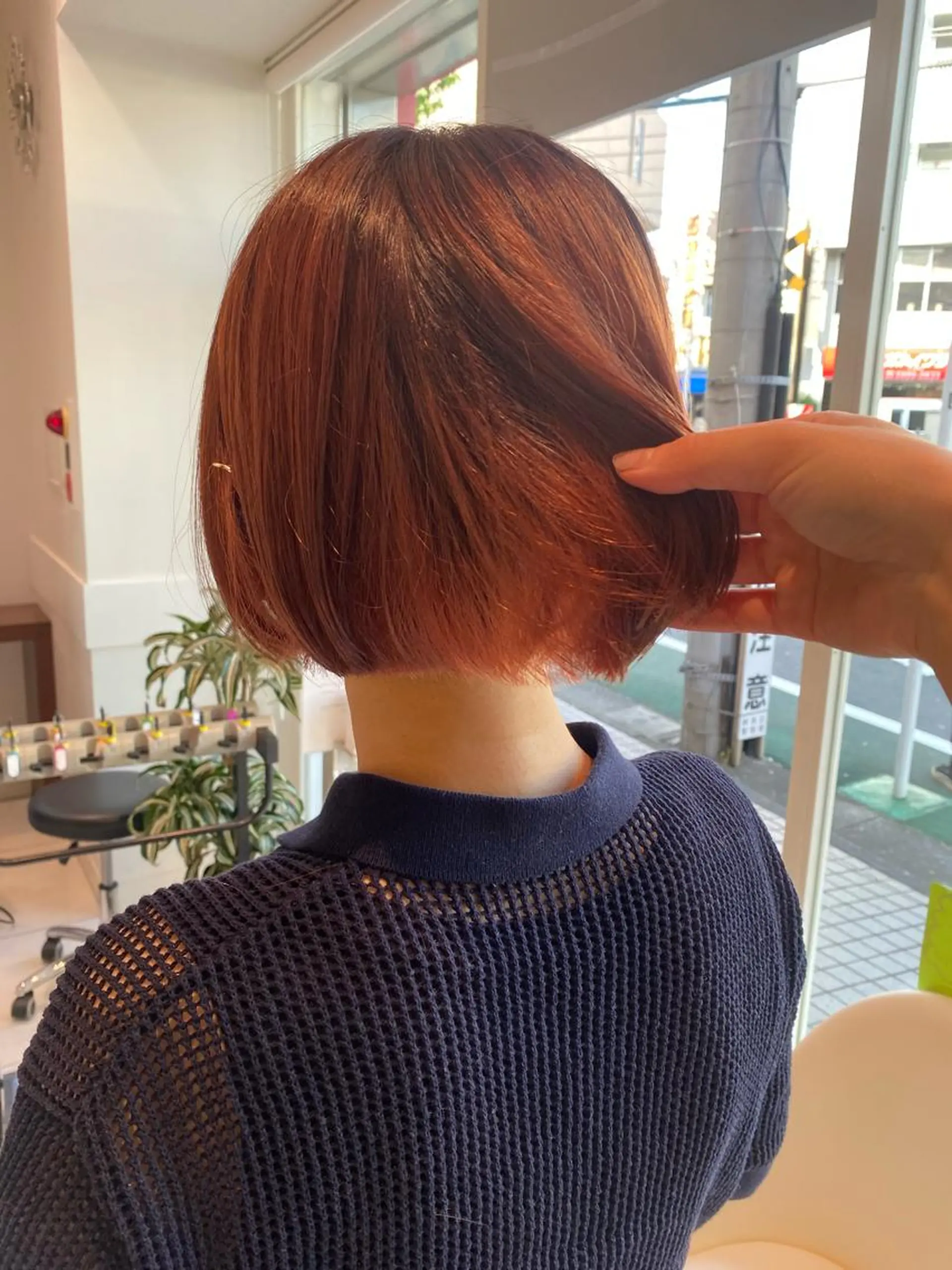 ミディアム カラー ウルフカット ハッシュカット/七海のヘアスタイル