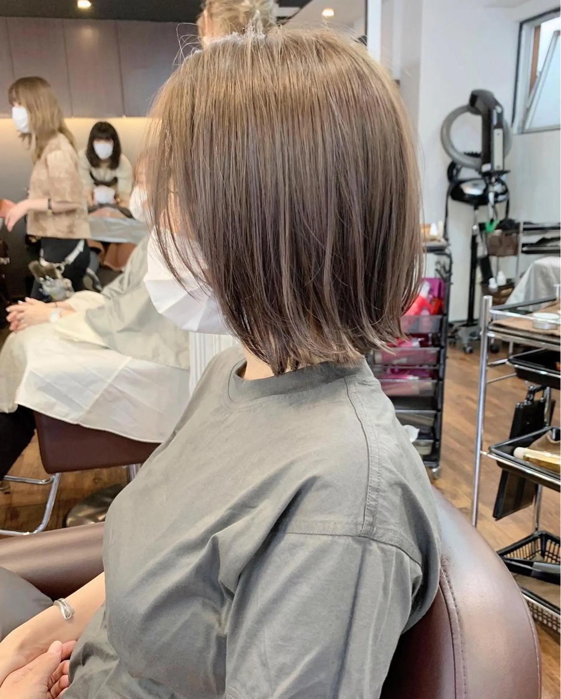 ショート 縮毛矯正/ショート/ レイヤー/畑中正敏のヘアスタイル