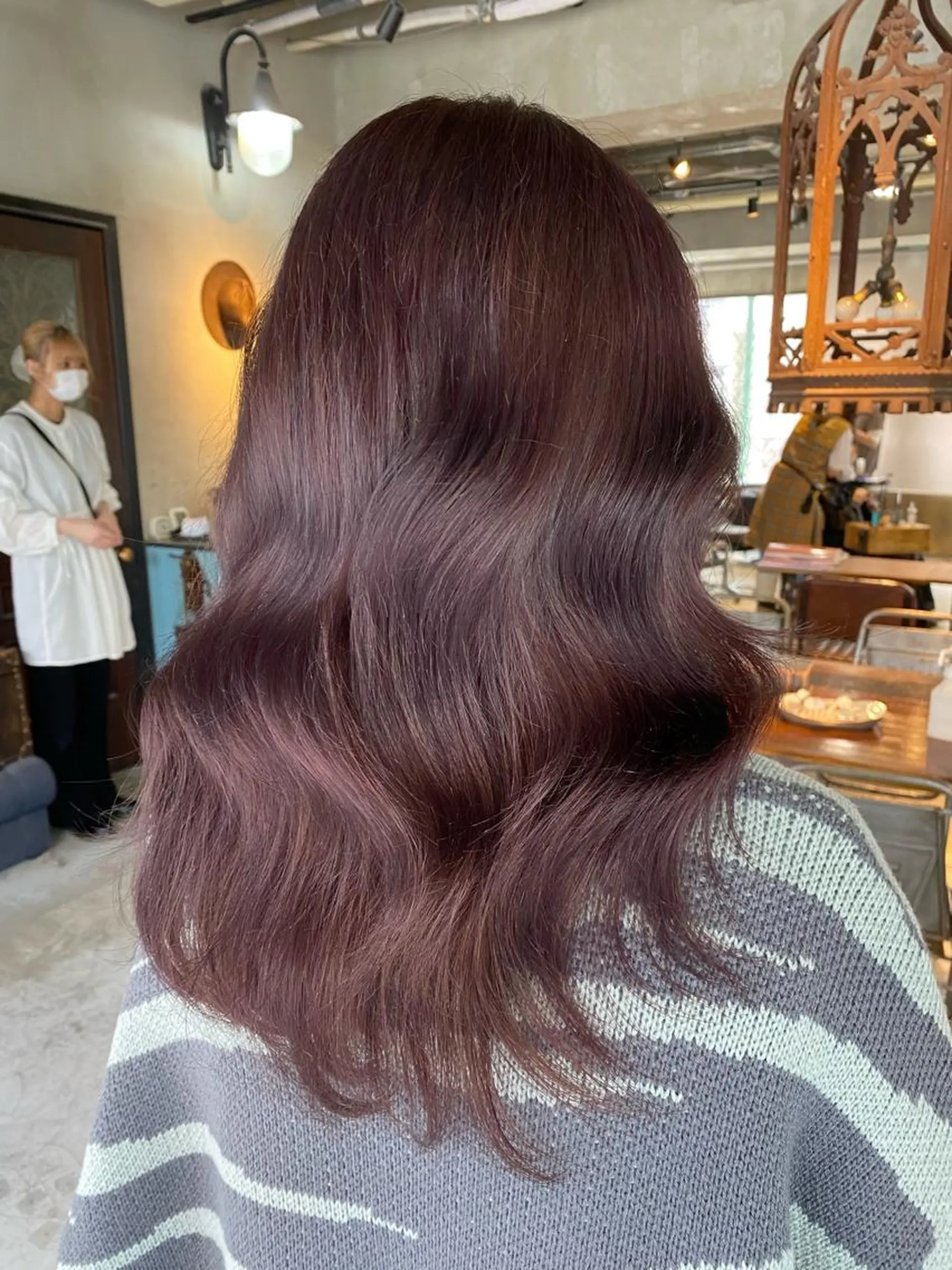 セミロング 韓国レイヤー/透明感 カラー🦋mioのヘアスタイル