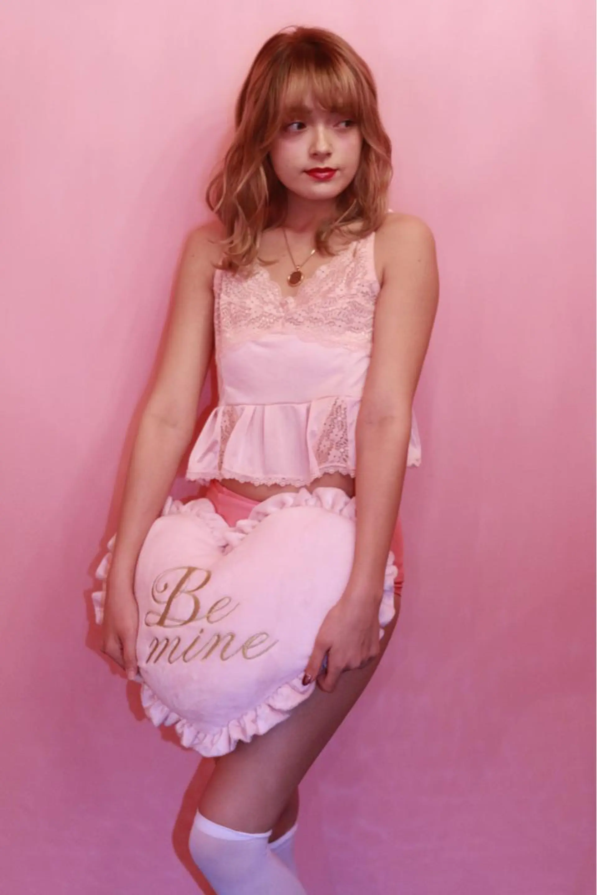 セミロング カラー 門岡 ひかるのヘアスタイル