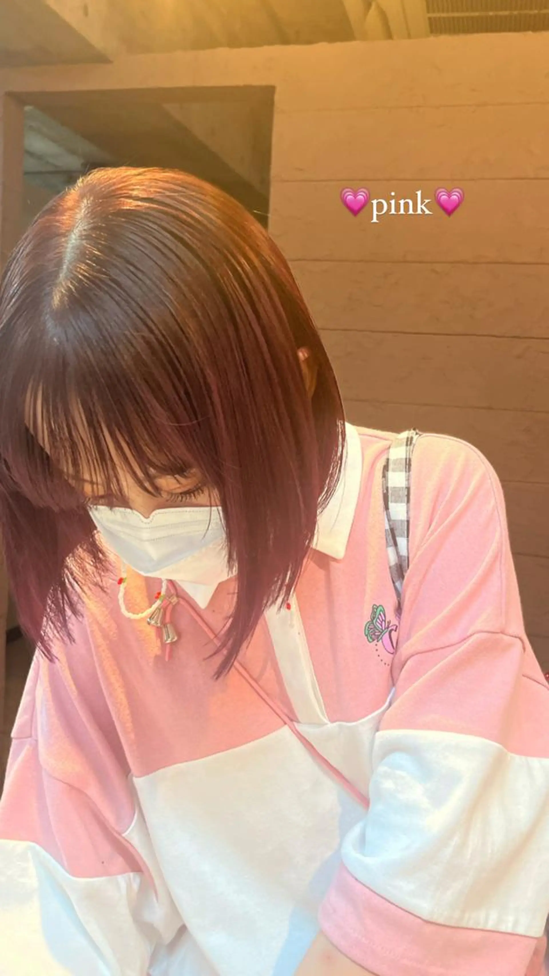 ショート カラー カシス ピンクカラー Maison Land所属・YUZUKI 🌙のヘアスタイル