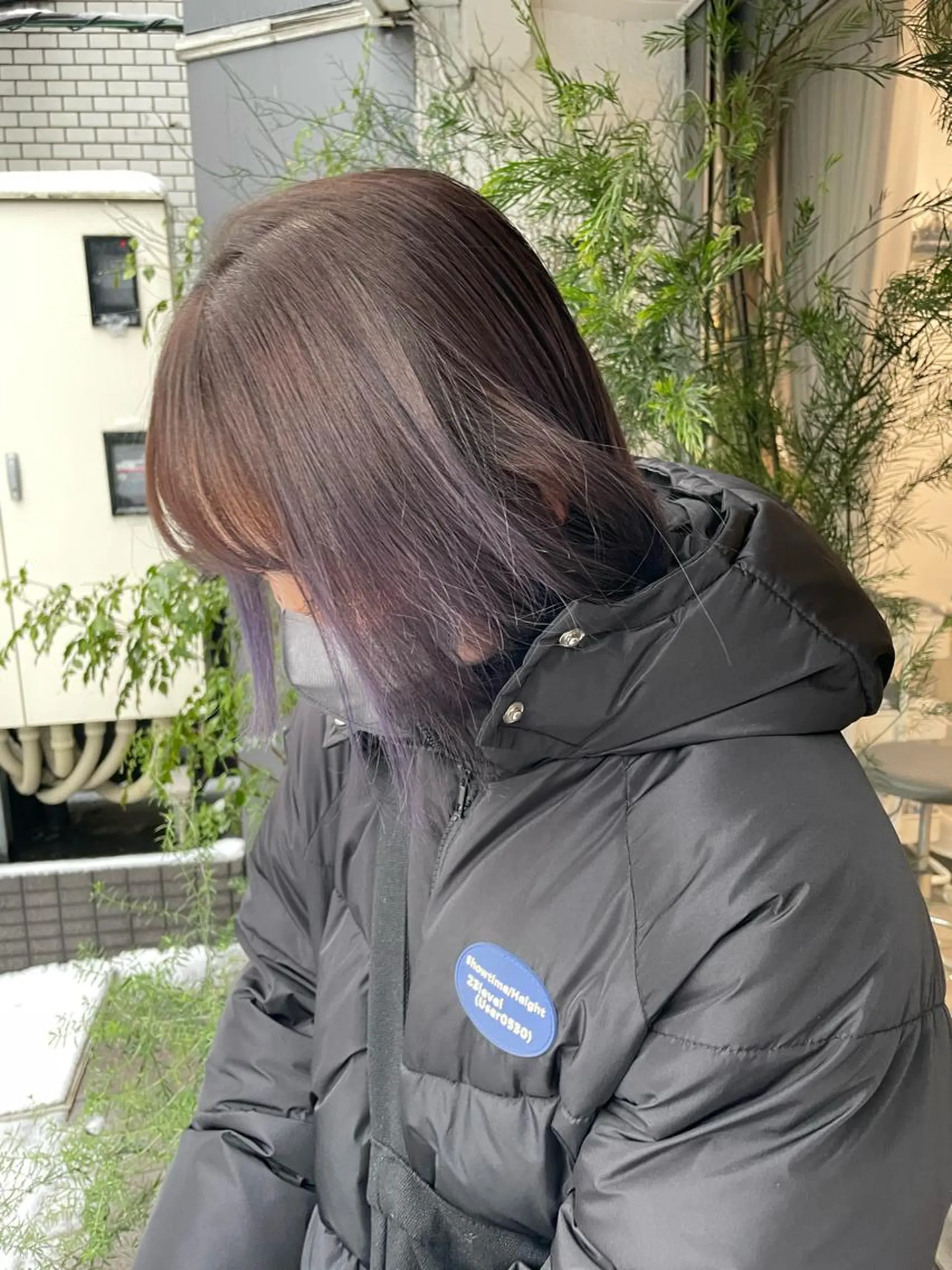 ショート カラー グラデーションカラー パープルカラー ハイトーン🦄ネイル 💞のぶちのネイルデザイン