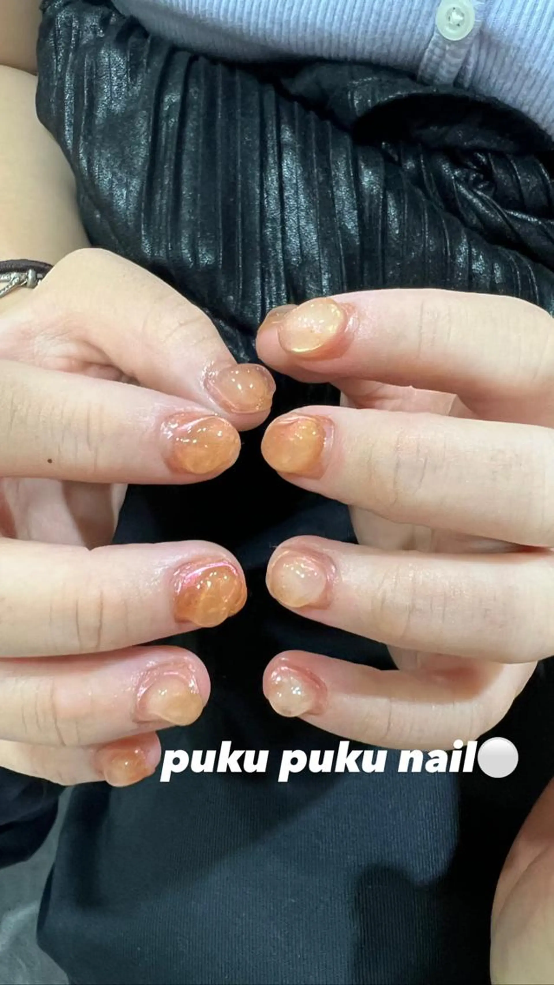 ネイル ジェルネイル ニュアンスネイル ワンカラーネイル パラジェル 暖色ｶﾗｰ/ﾚｲﾔｰ ｶｯﾄ/Yunaのヘアスタイル