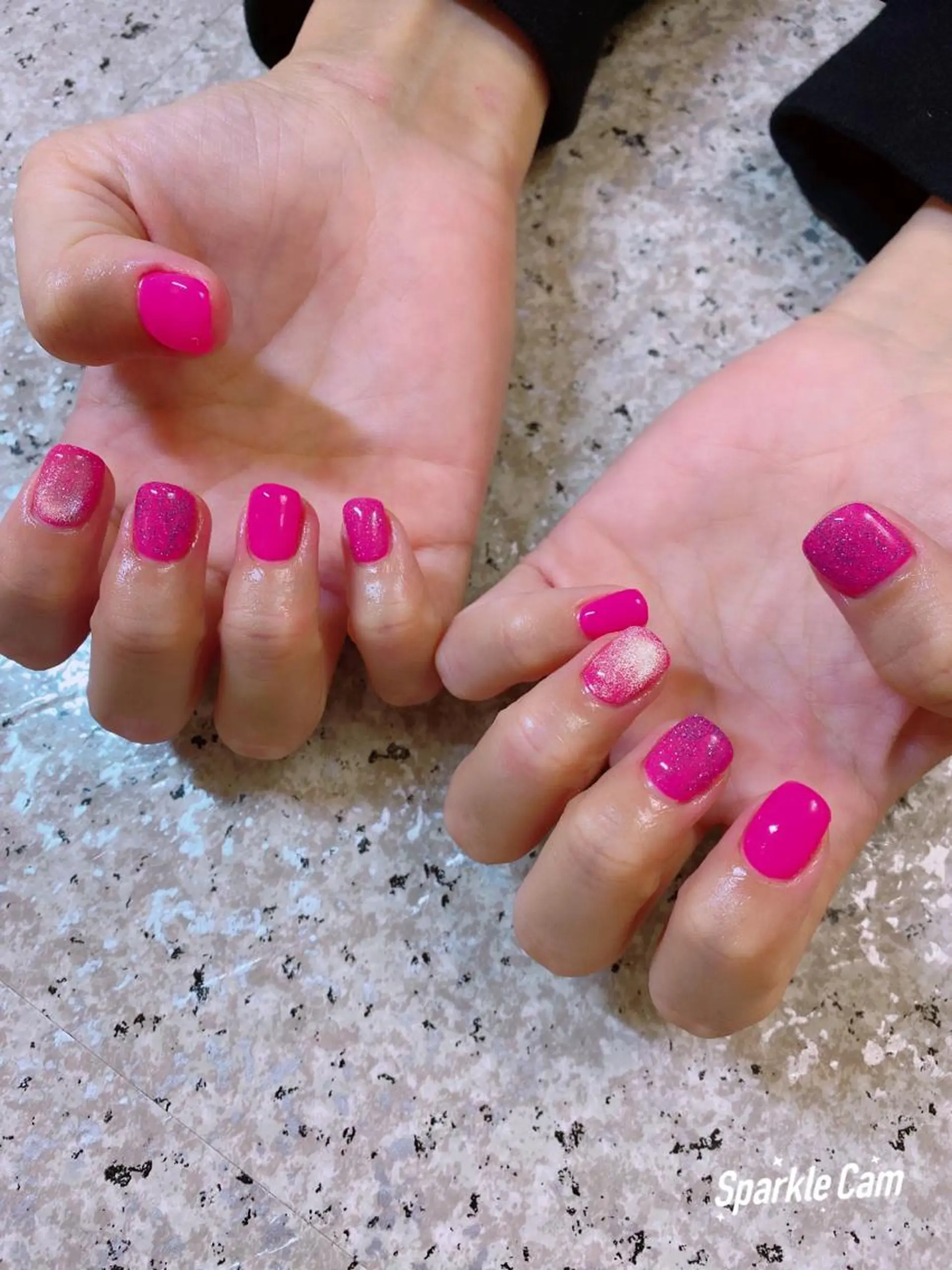 ネイル ピンク 菊地 千奈のエステ・リラクイメージ