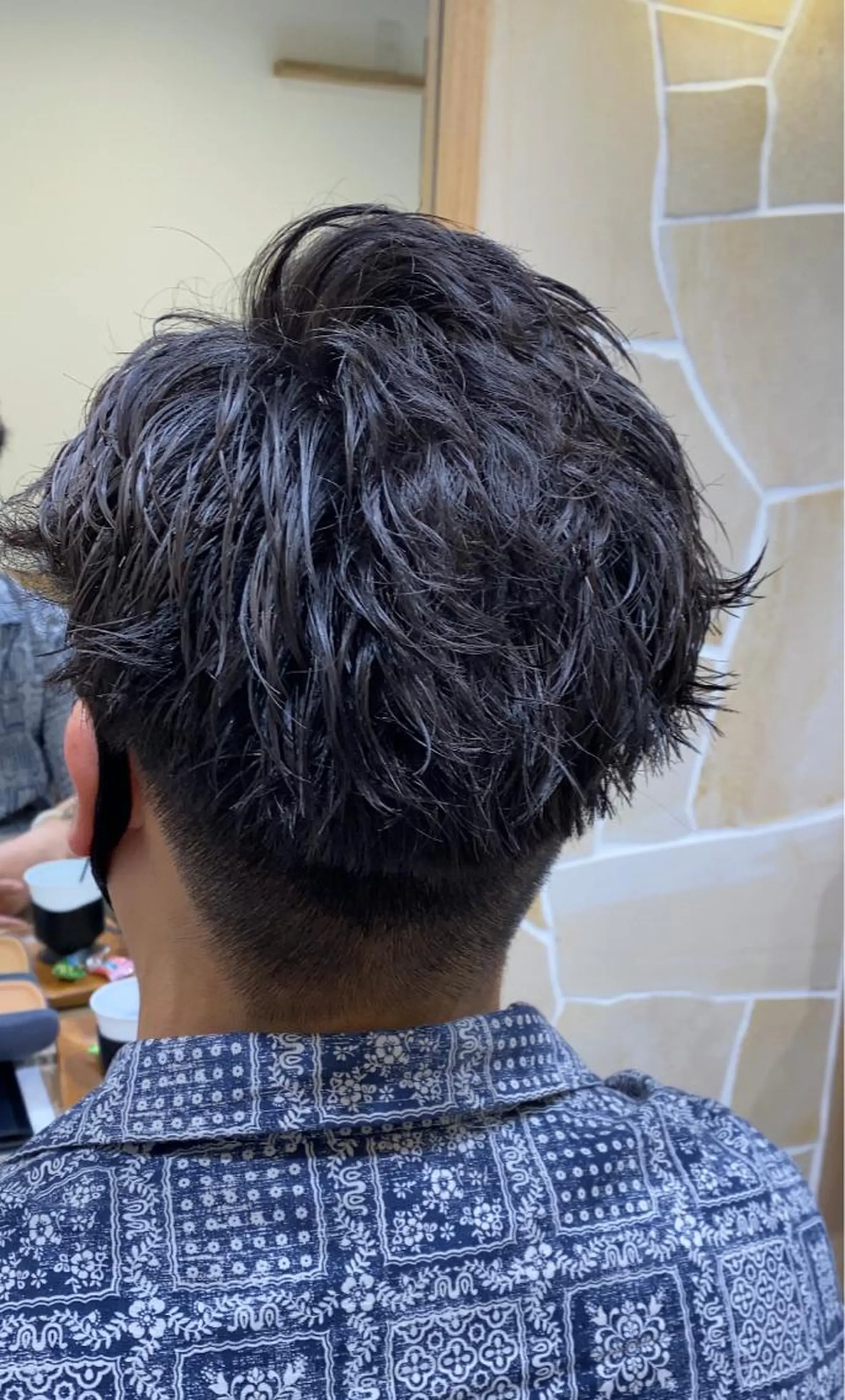 パーマ メンズ 坂井 茅聖のヘアスタイル