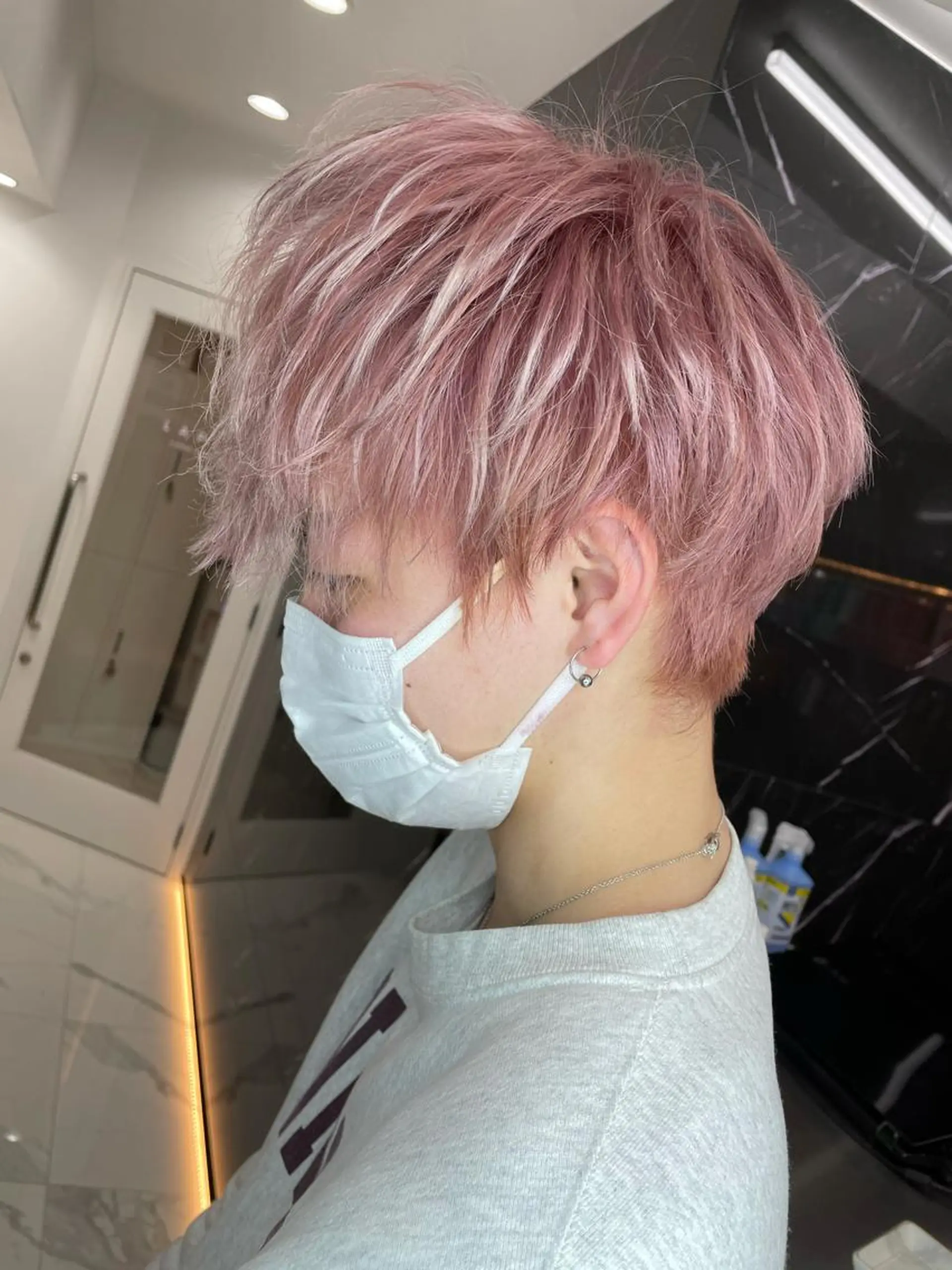 ショート ヘアカラー トリートメント ヘアセット Lapis❤️‍🔥 HAZUKIのヘアスタイル