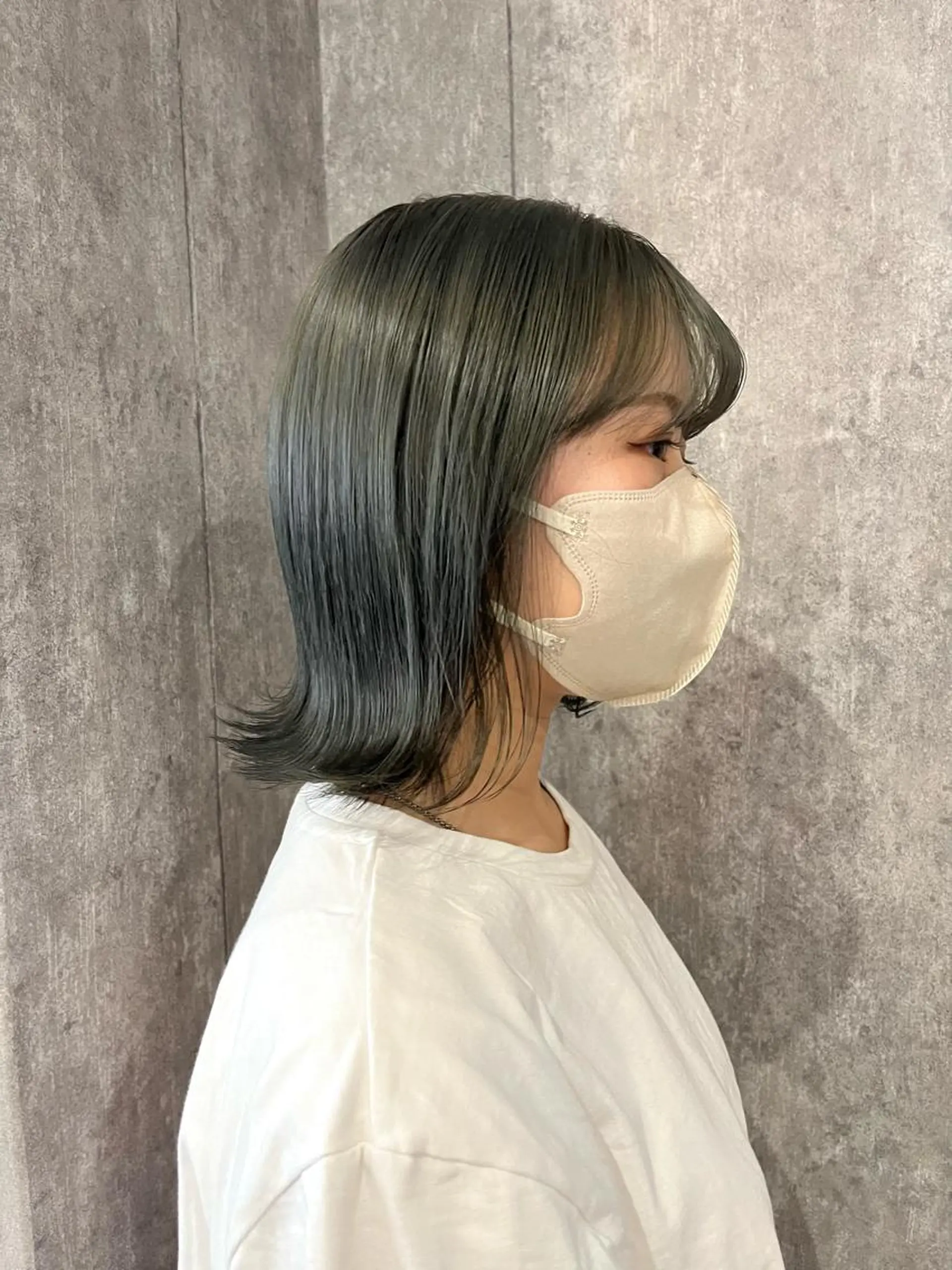 ショート カラー オリーブカラー TIDEHAIR / 韓国ヘア/MOEのヘアスタイル