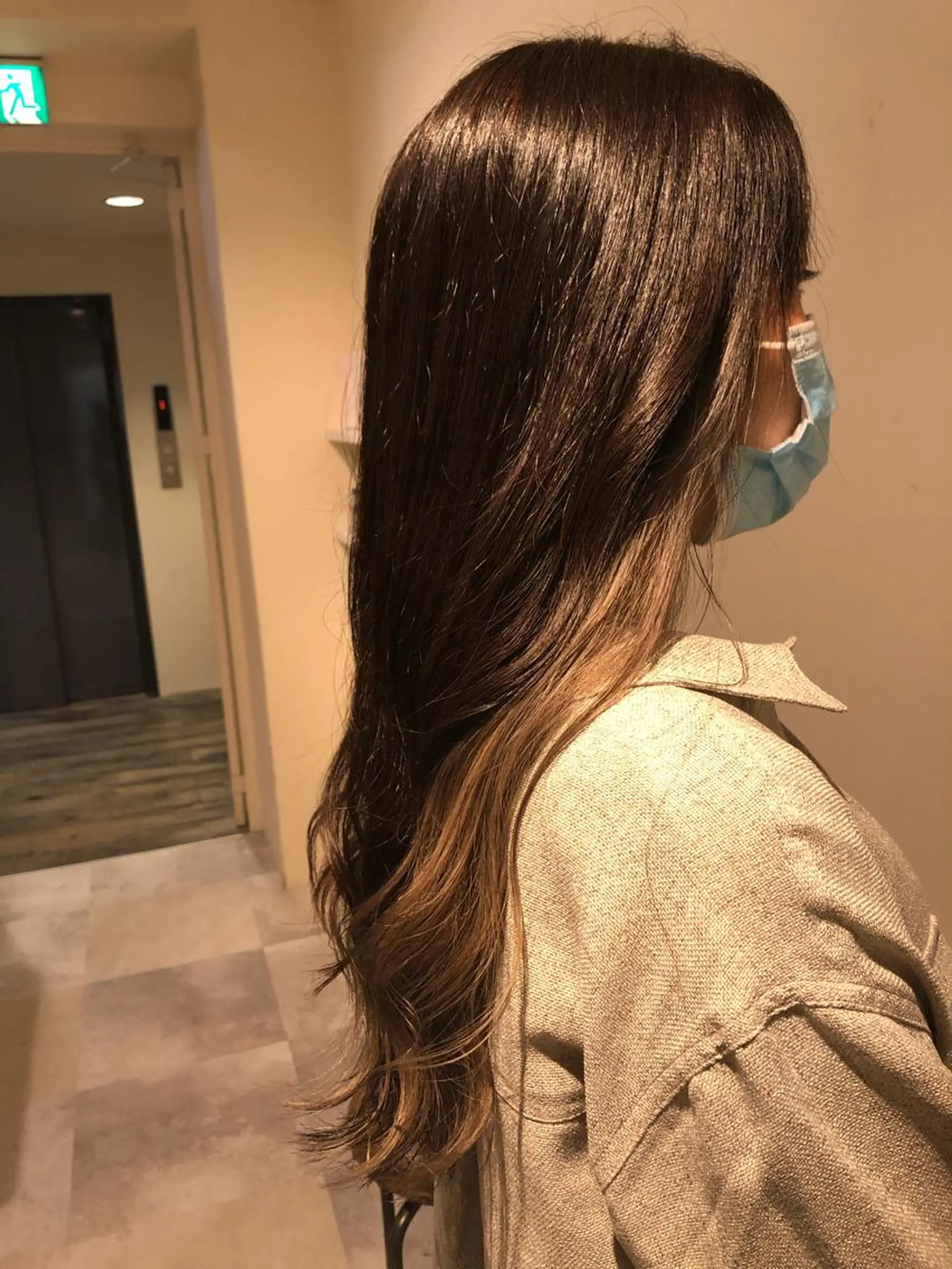 ロング カット ヘアカラー トリートメント ideal心斎橋 🌛亜耶🌜のヘアスタイル