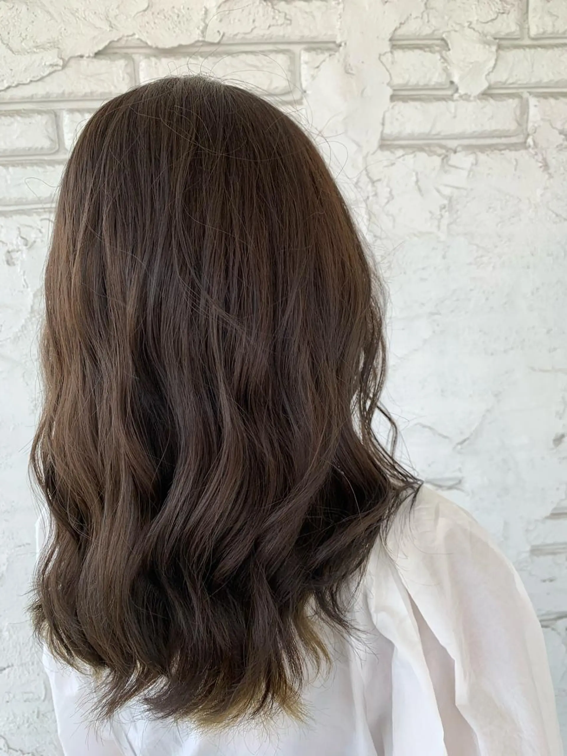 セミロング カラー アッシュ アッシュグレー アッシュグレージュ グレージュ Gain Nanamiのエステ・リラクイメージ