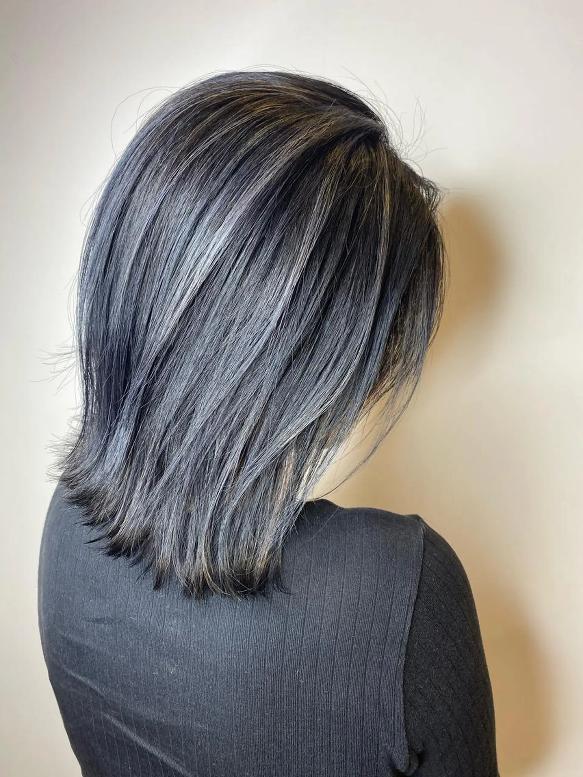 ミディアム カラー シールエクステ⭐️ オオミタクヤのヘアスタイル