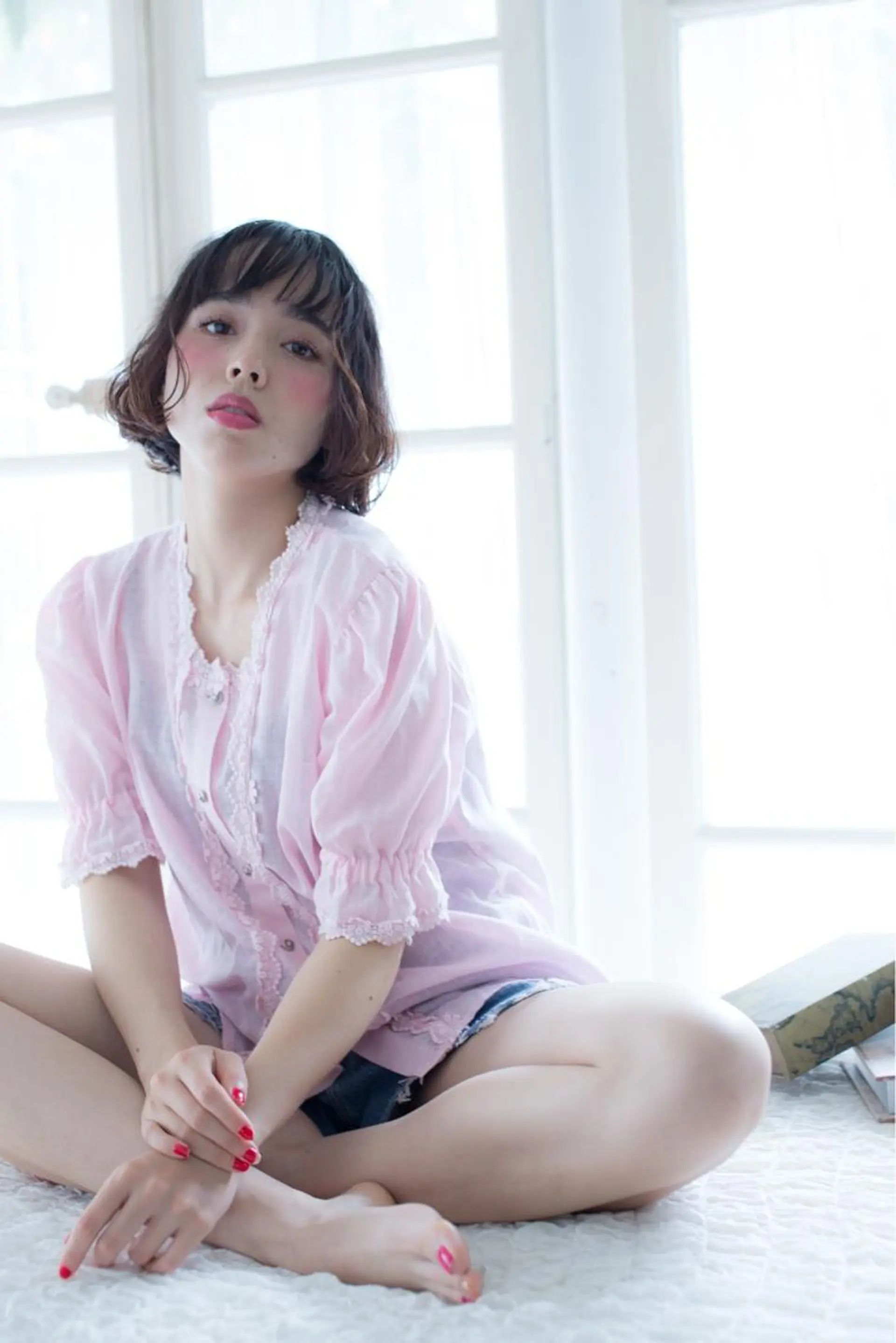 ショート カラー パーマ 透明感カラー ✂︎マンツーマン施術 ａｙｅ✂︎のヘアスタイル