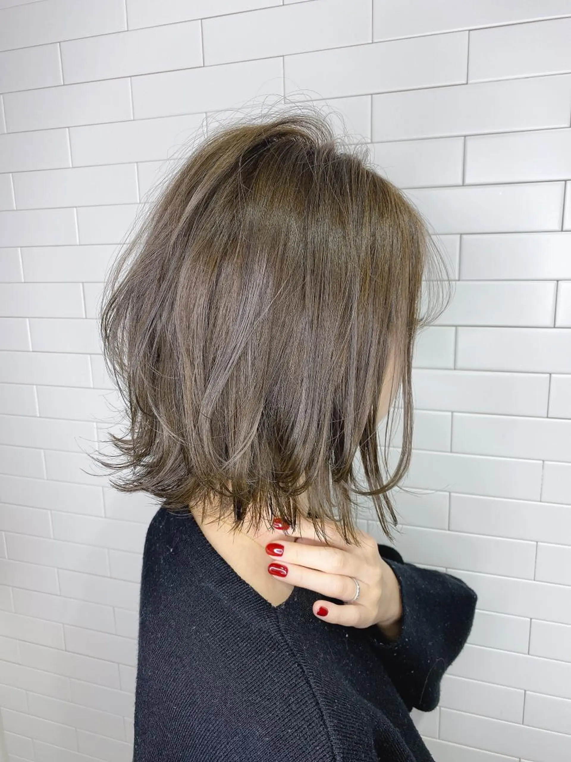 ミディアム カット ヘアカラー トリートメント 🔥似合わせのプロ 🔥REGOのヘアスタイル