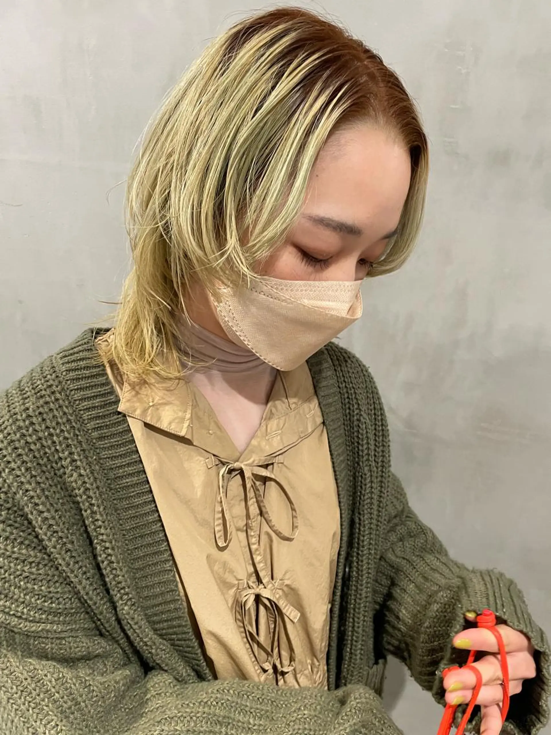 ミディアム カラー カット ヘアカラー トリートメント 優作 〜圧倒的信頼〜のヘアスタイル