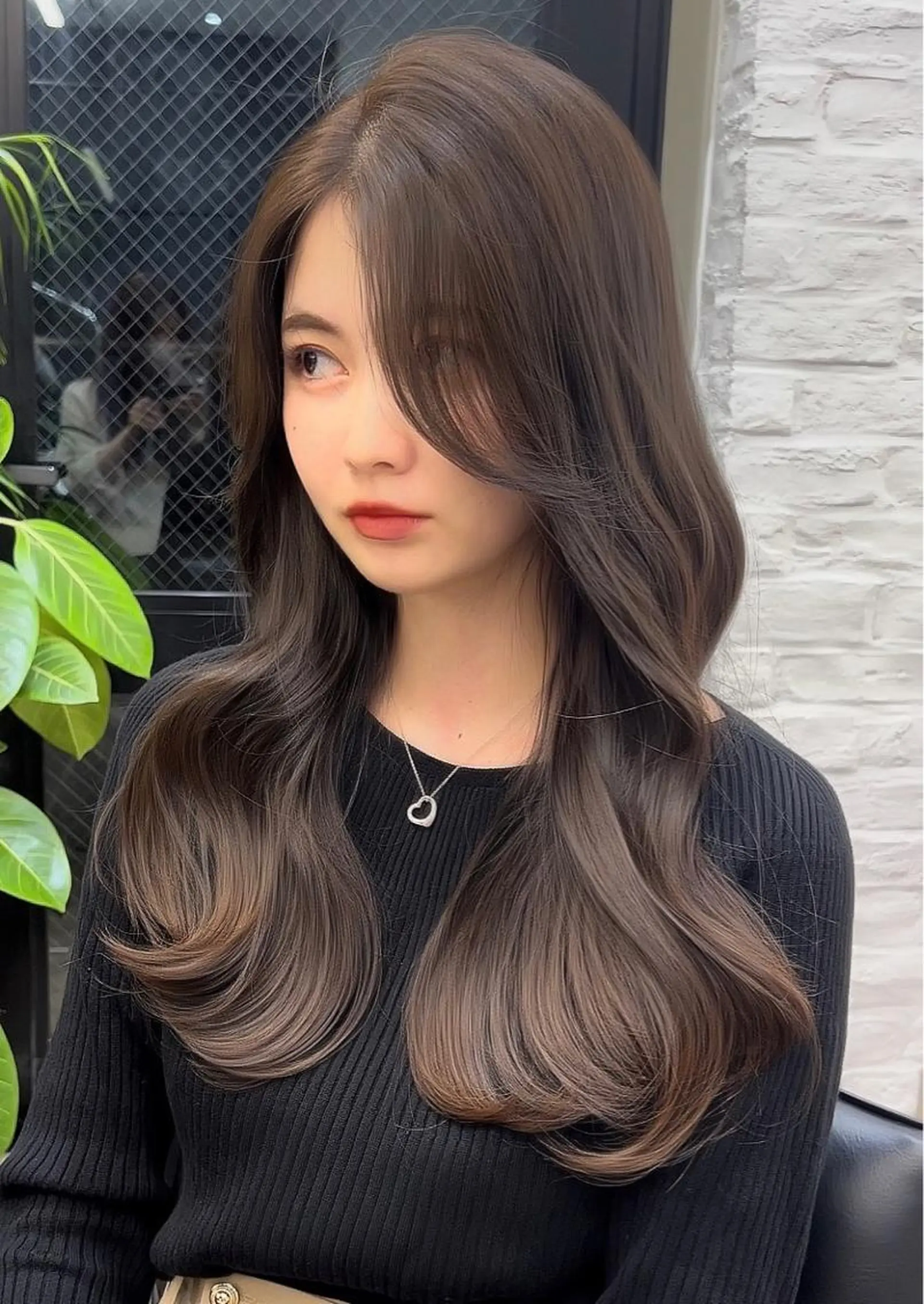 ロング 韓国ヘア♡ 顔まわりカットayaのヘアスタイル