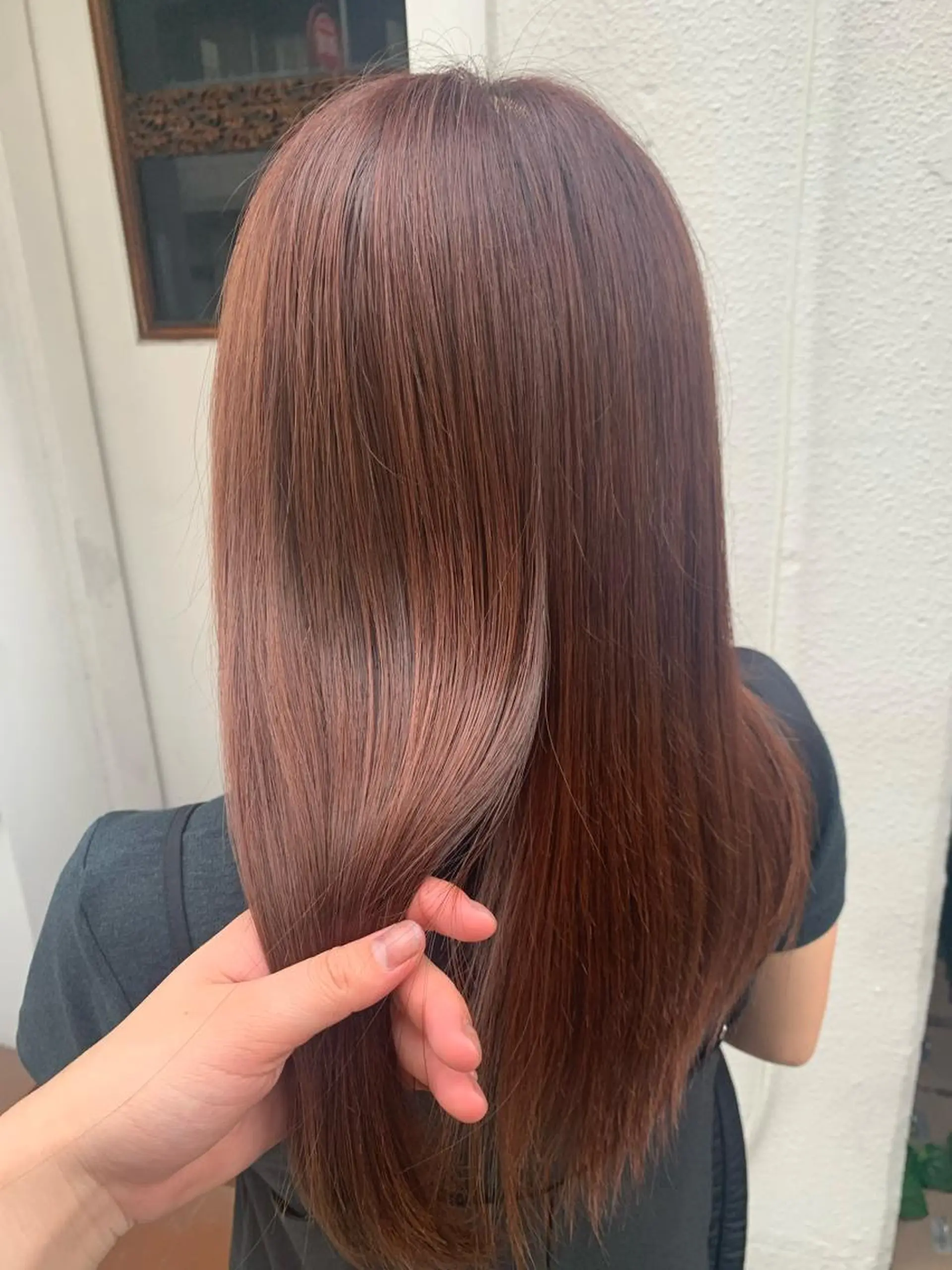 セミロング カラー トリートメント SEAM アキホのヘアスタイル