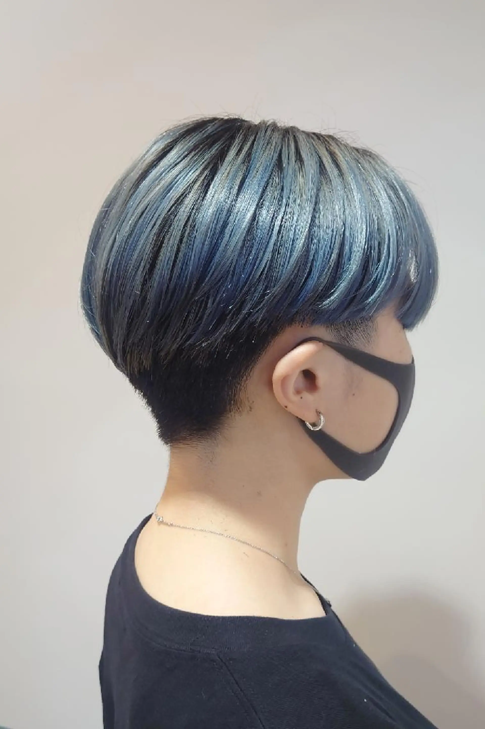 ショート カラー ブルーカラー 田中将平【 サロンマネージャー】のヘアスタイル