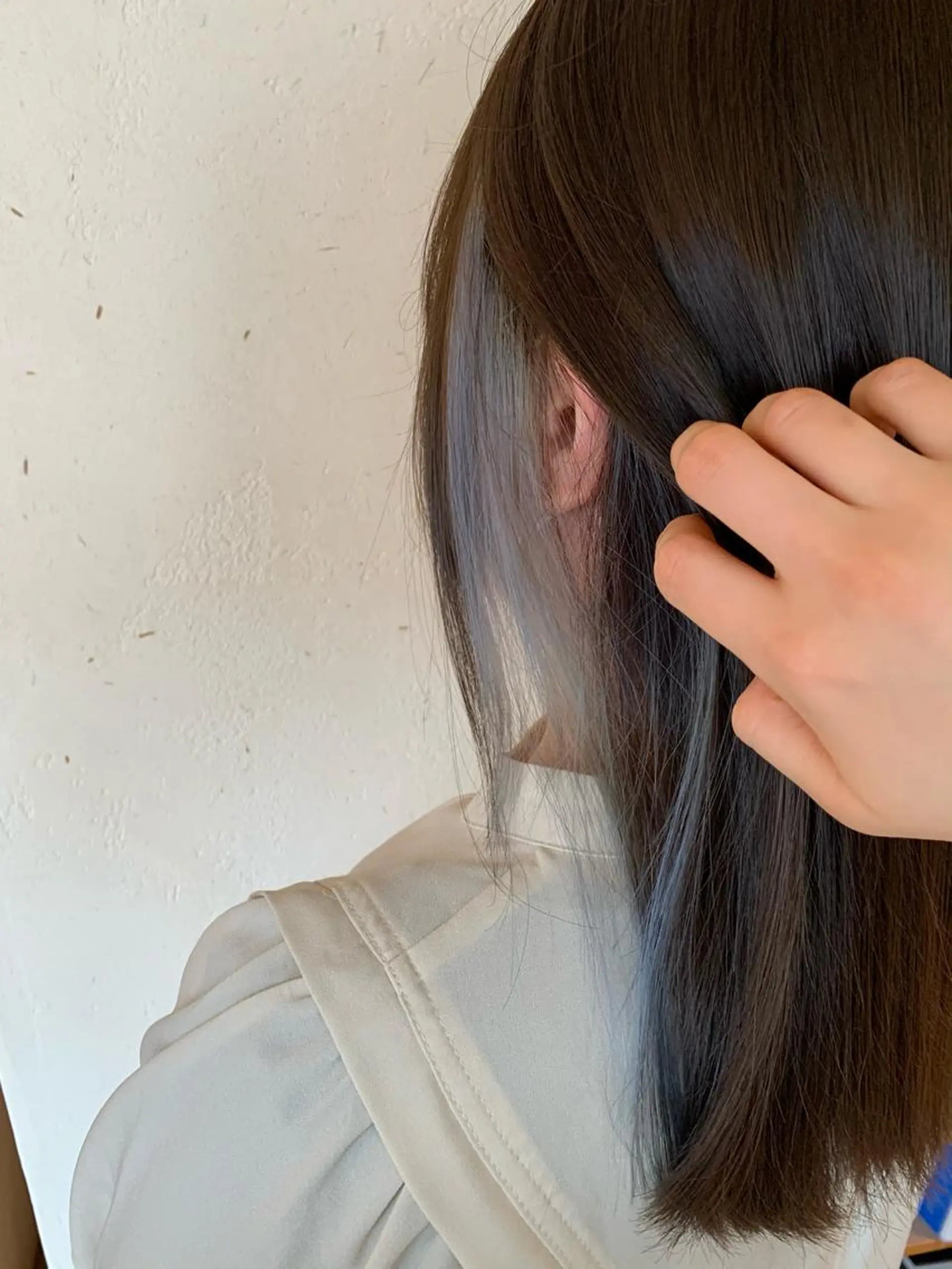 ロング 近鉄奈良 カラー　うのさくらのヘアスタイル