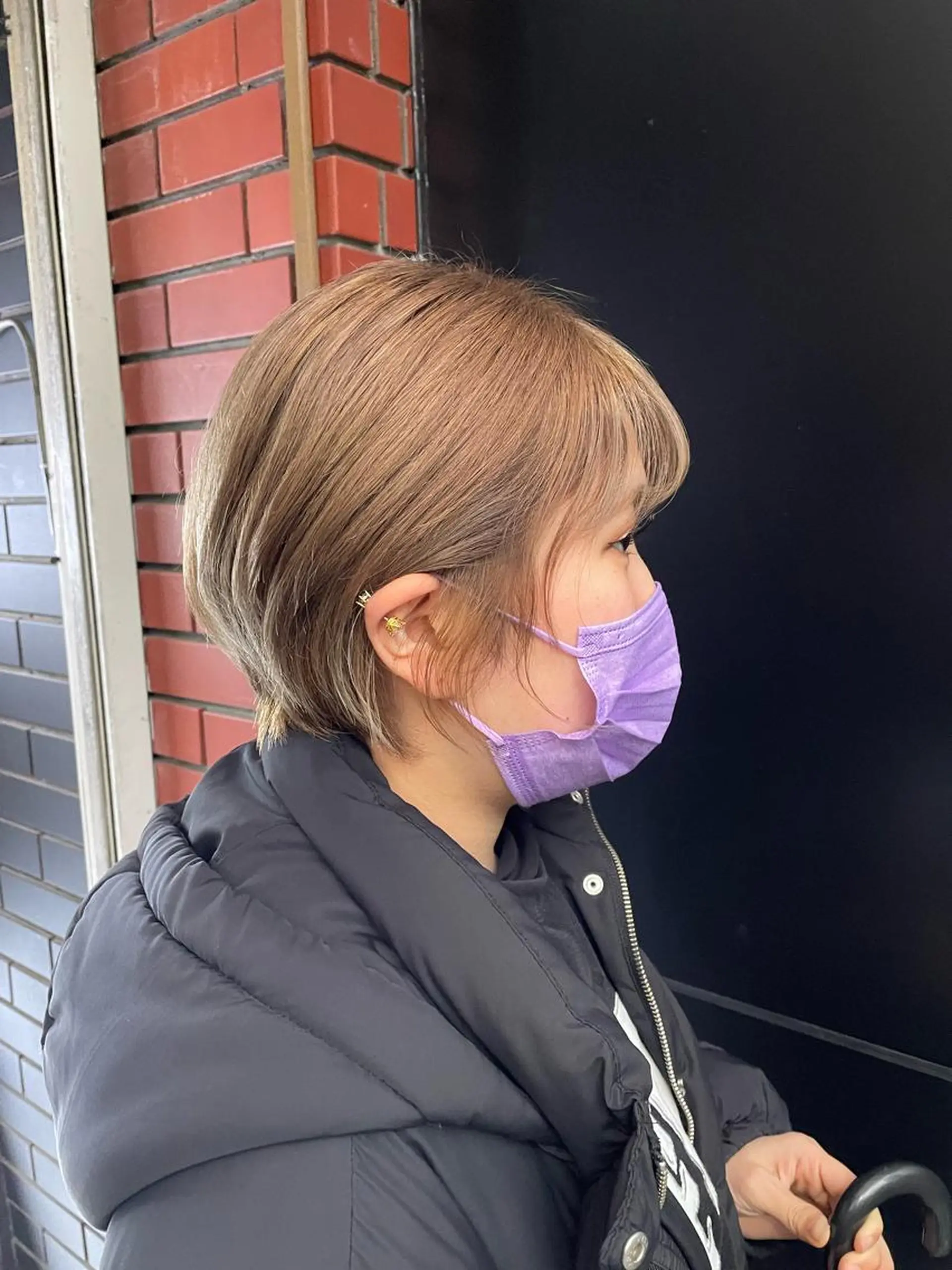 ショート カラー ショートボブ ショートレイヤー ハンサムショート ベリーショート ミストバング スパイキーパーマ 柏NO1 藤本葉のヘアスタイル