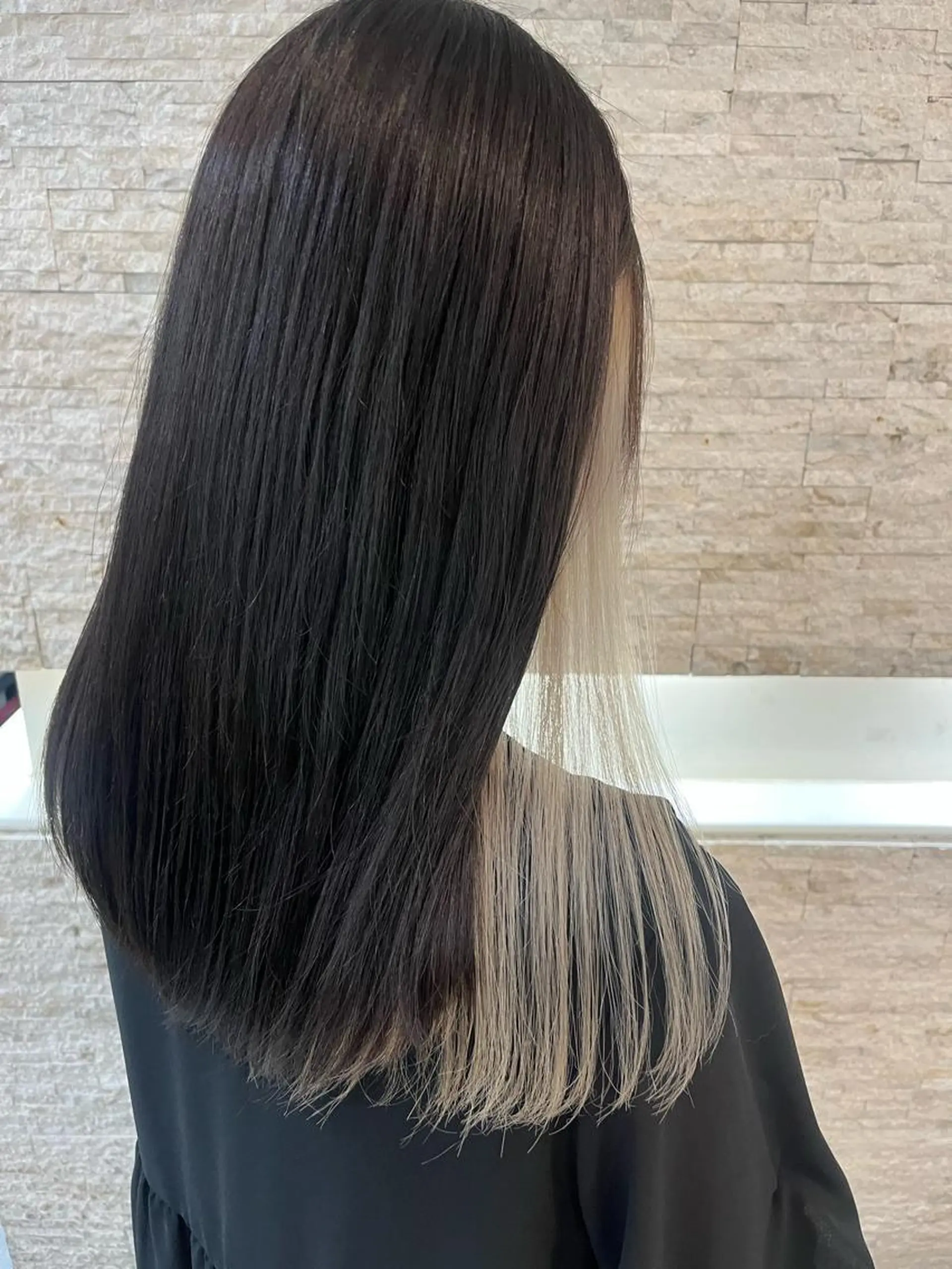 ロング カラー ヘアカラー トリートメント ヘアセット 韓国/インナーカラー 🍑YUI🍑のヘアスタイル