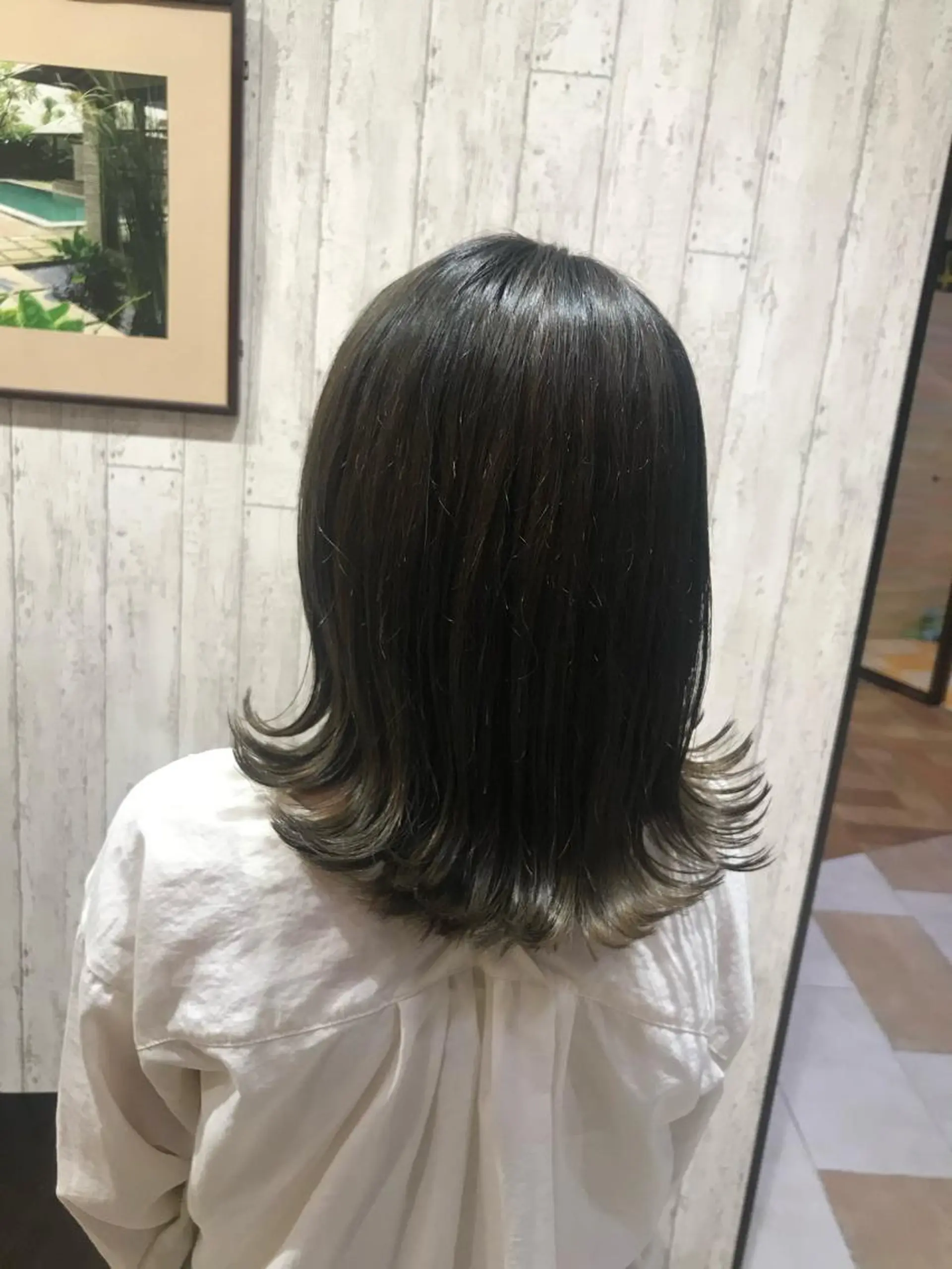 ミディアム カラー 🦋店長🦋 ほんさわ みずきのヘアスタイル